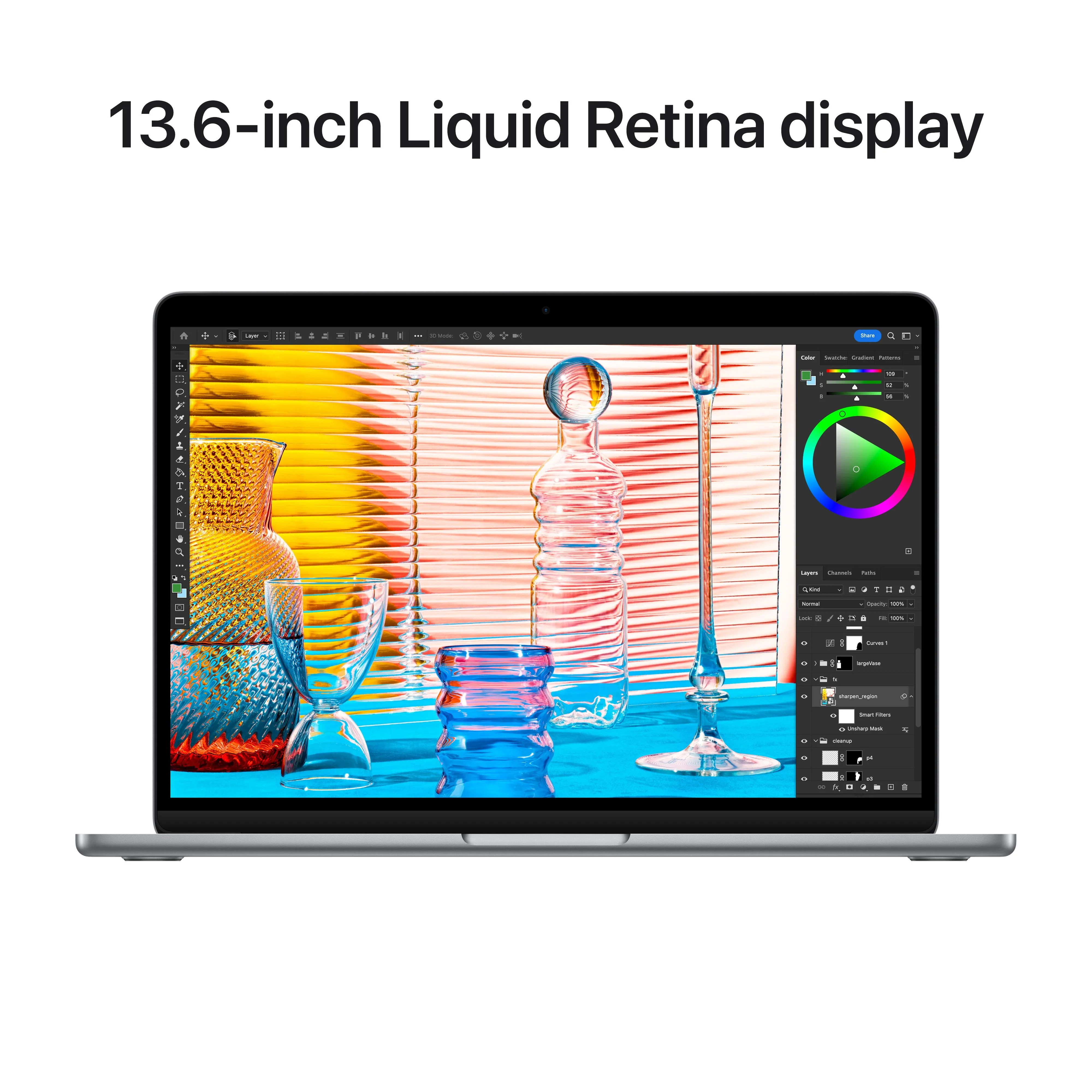 13-inch MacBook Air: Apple M2 chip with 8‑core CPU and 10‑core GPU, 512GB SSD - Space Grey - Image 5