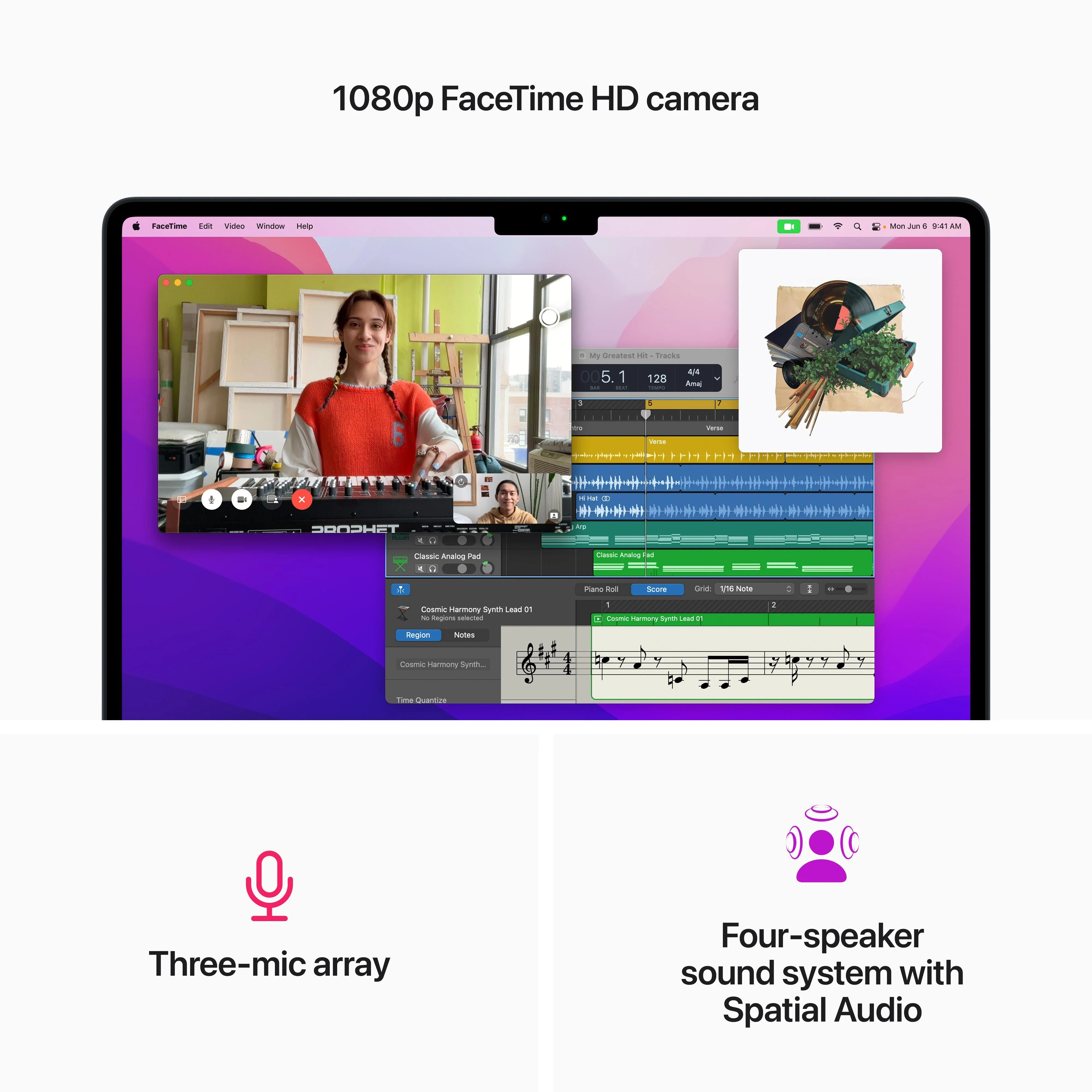 13-inch MacBook Air: Apple M2 chip with 8‑core CPU and 10‑core GPU, 512GB SSD - Midnight - Image 6