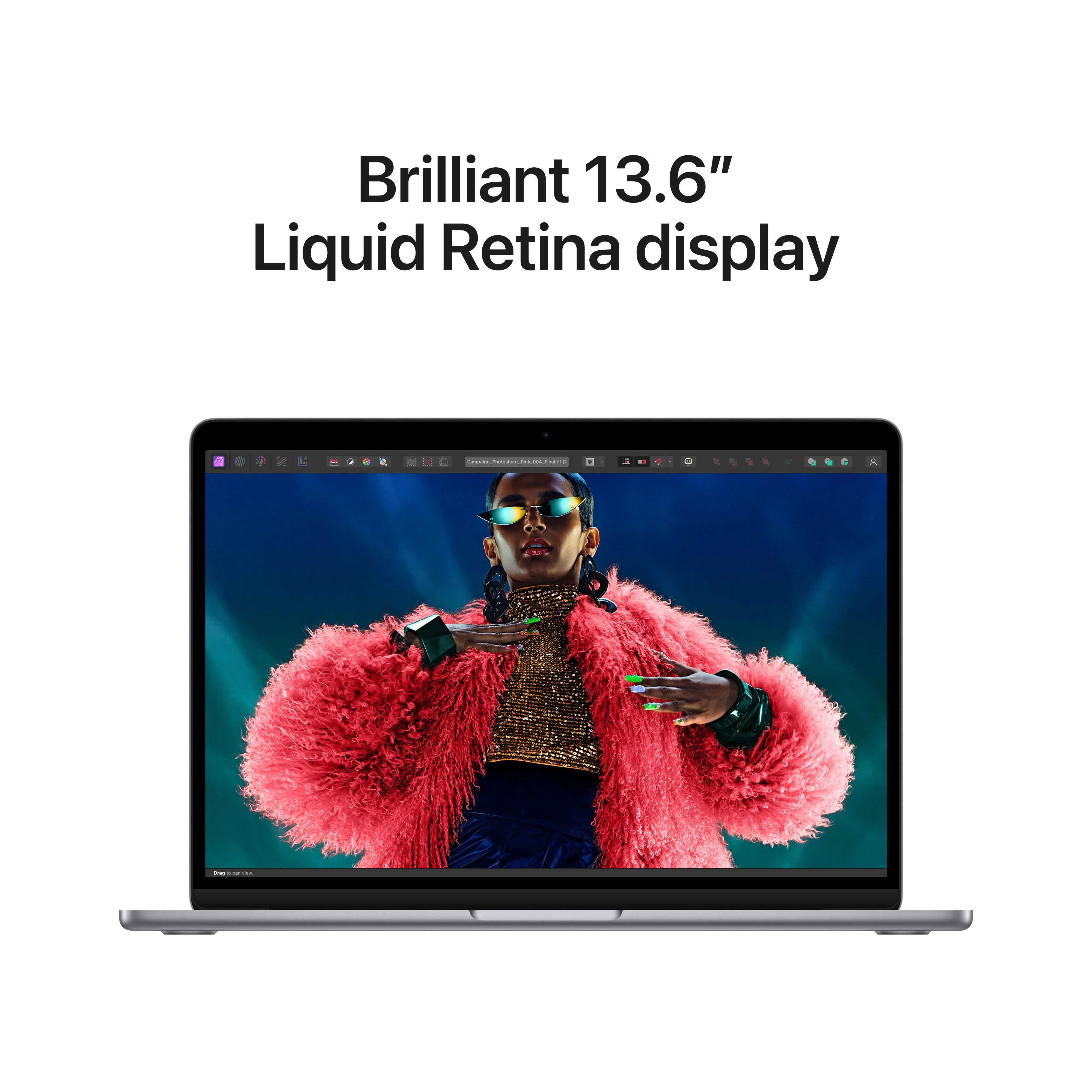 13-inch MacBook Air: Apple M3 chip with 8‑core CPU and 8‑core GPU, 256GB SSD - Space Grey - Image 5