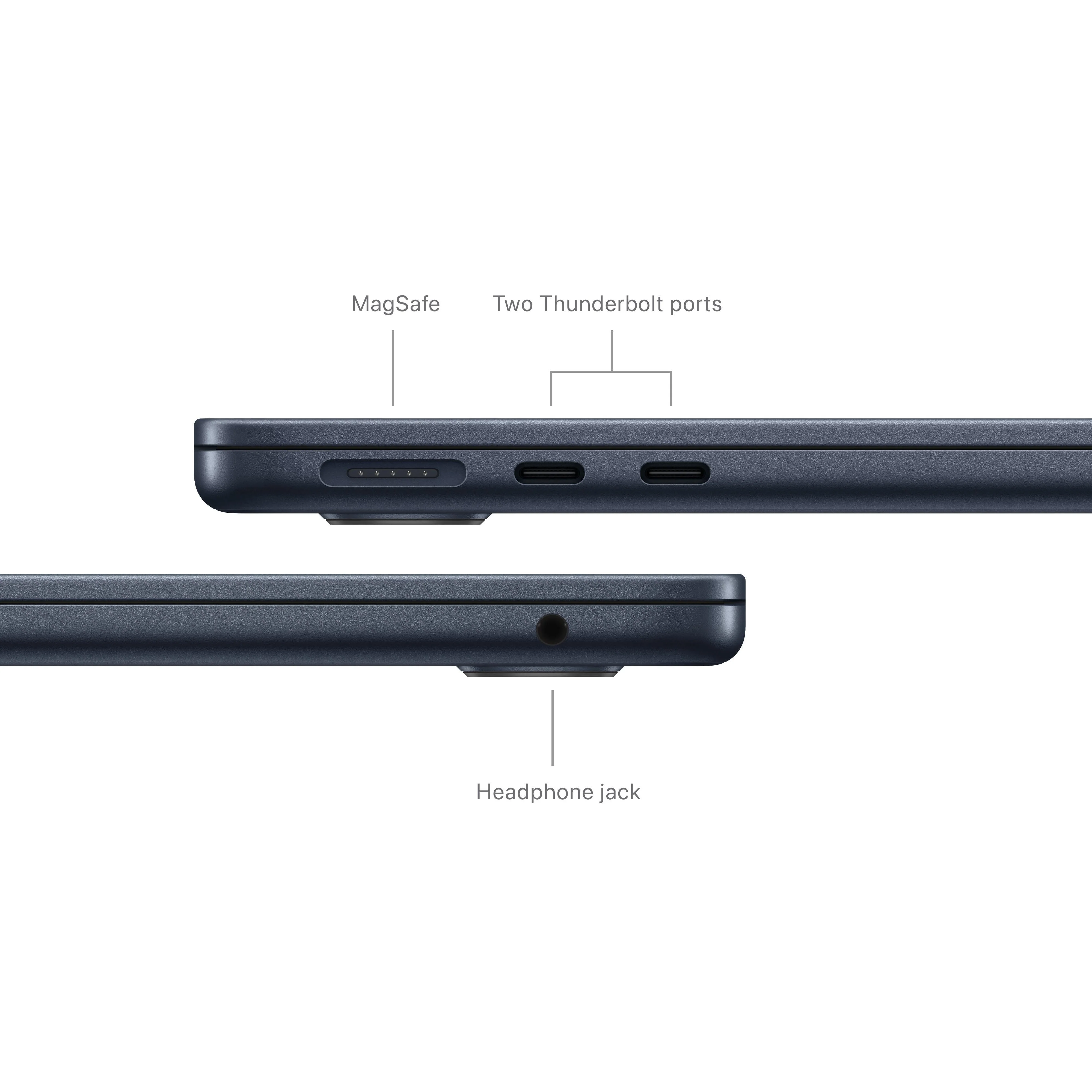 13-inch MacBook Air: Apple M3 chip with 8‑core CPU and 10‑core GPU, 512GB SSD - Midnight - Image 7