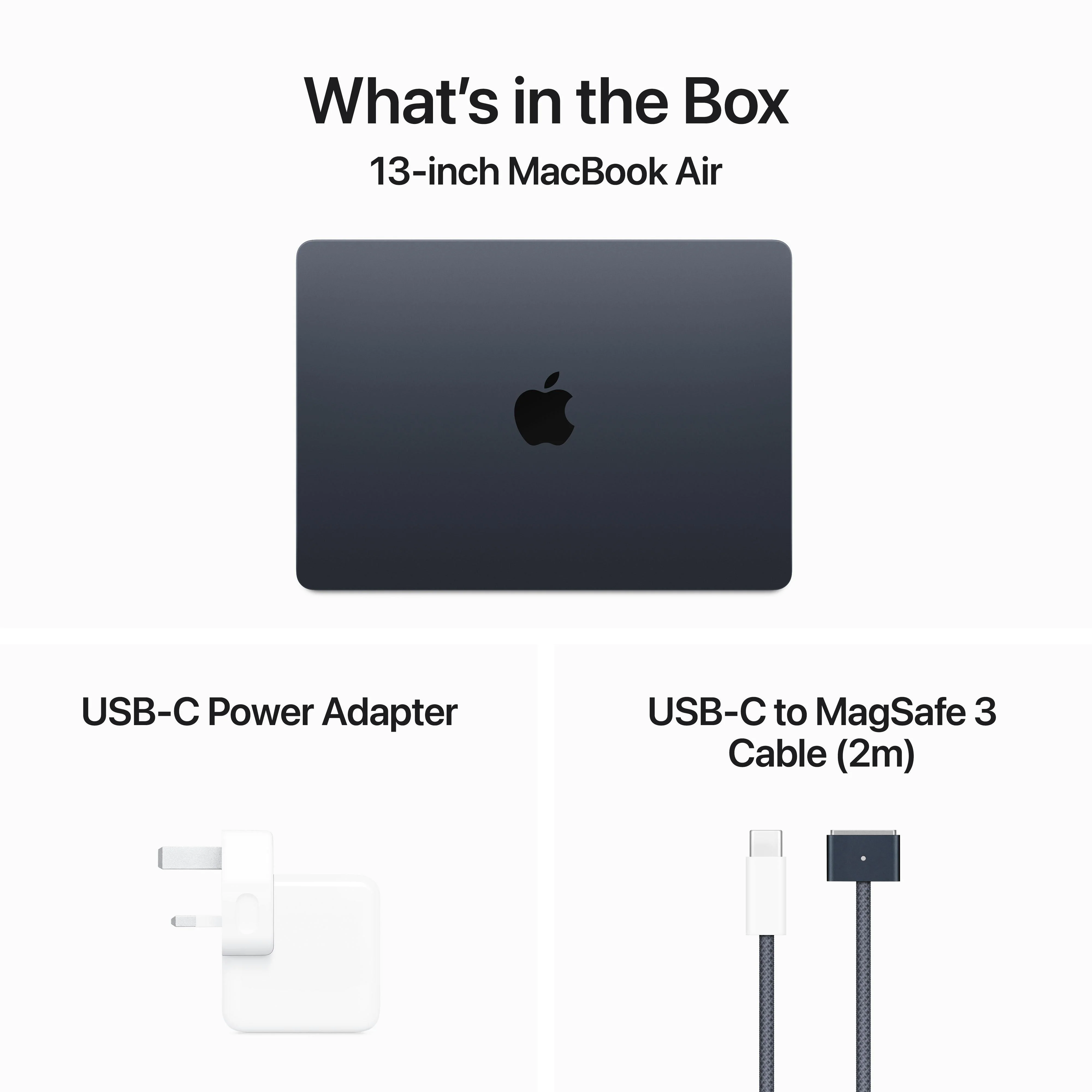 13-inch MacBook Air: Apple M3 chip with 8‑core CPU and 10‑core GPU, 512GB SSD - Midnight - Image 9