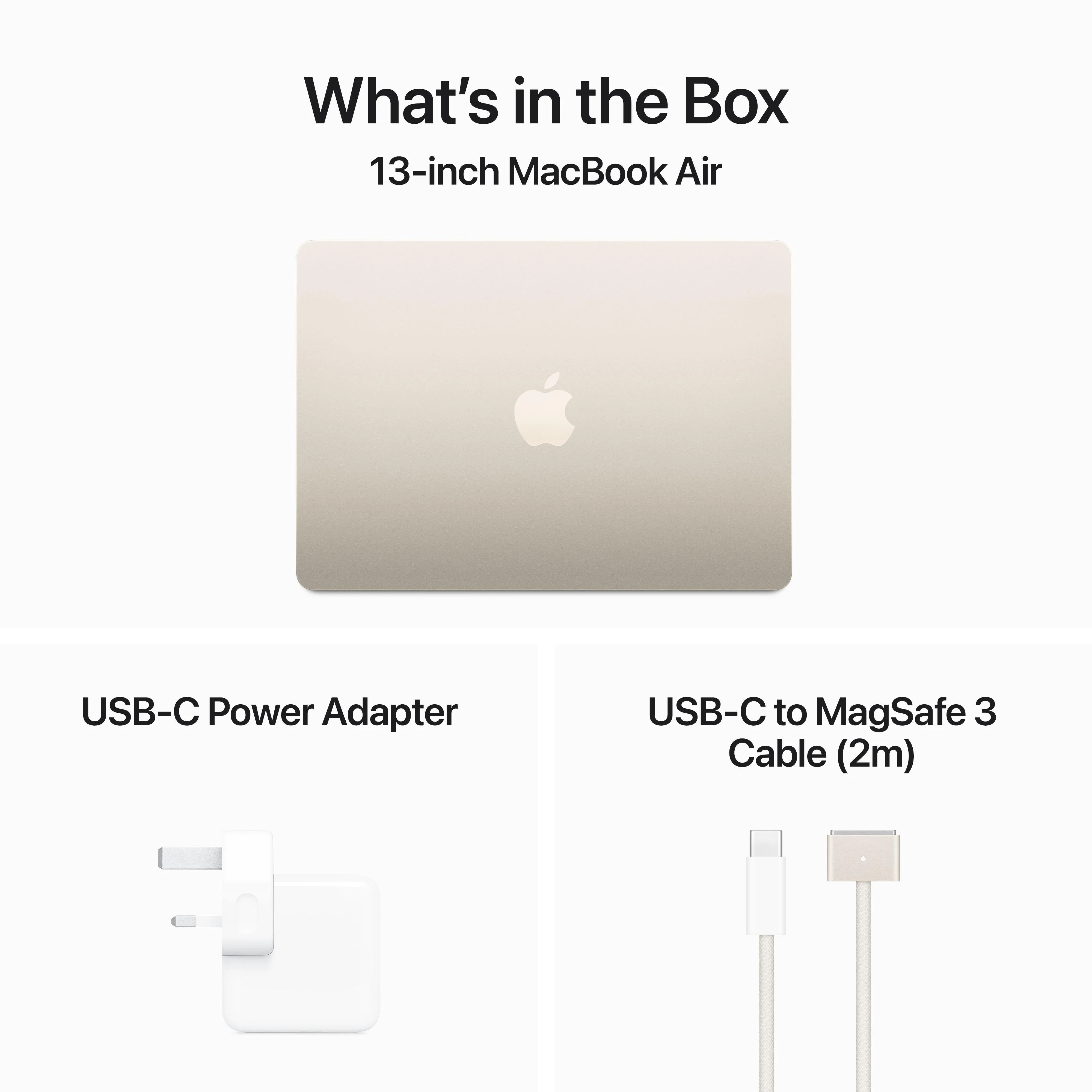 13-inch MacBook Air: Apple M3 chip with 8‑core CPU and 10‑core GPU, 512GB SSD - Starlight - Image 9