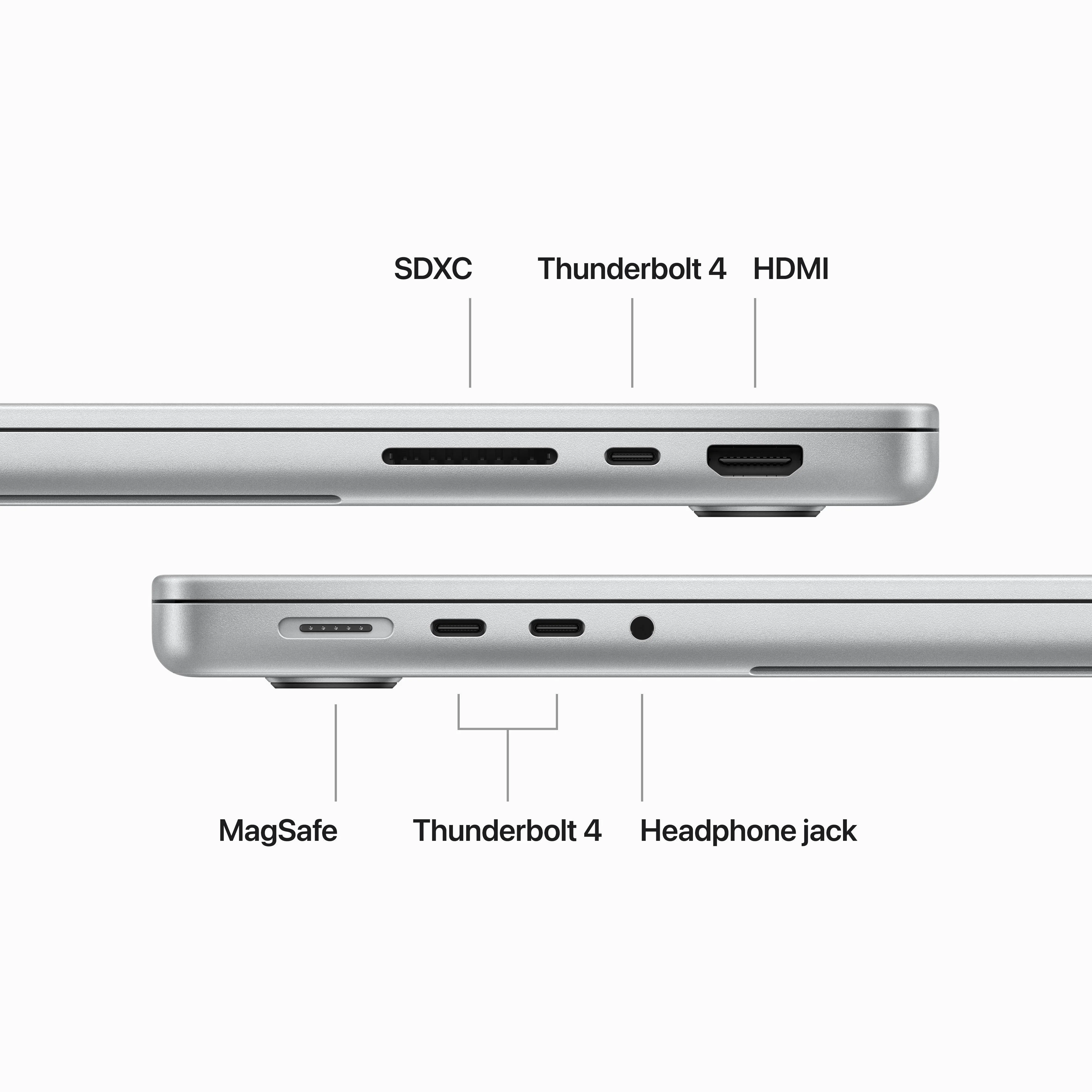 14-inch MacBook Pro: Apple M3 Max chip with 14‑core CPU and 30‑core GPU, 1TB SSD - Silver - Image 6