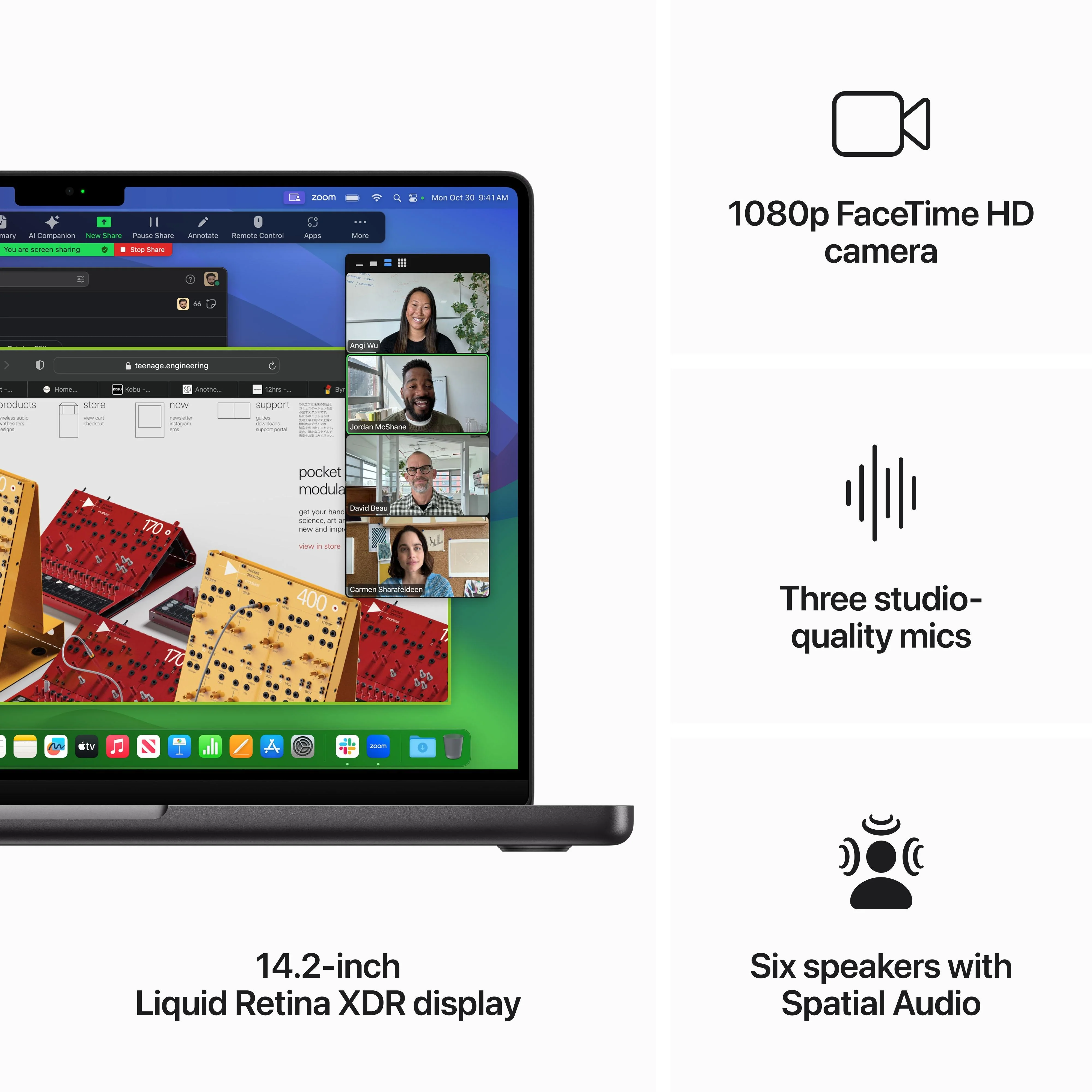 14-inch MacBook Pro: Apple M3 Pro chip with 11‑core CPU and 14‑core GPU, 512GB SSD - Space Black - Image 5