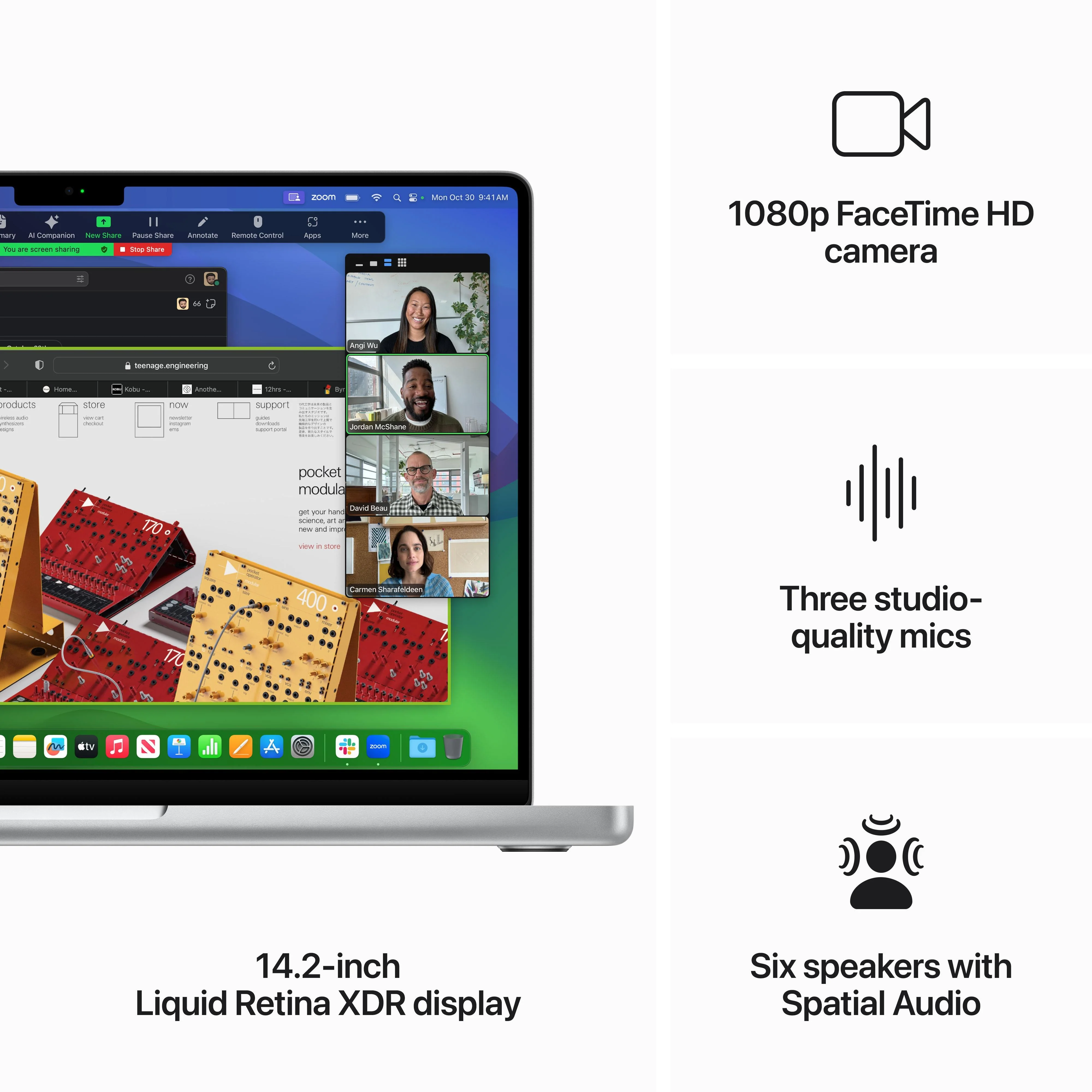 14-inch MacBook Pro: Apple M3 Pro chip with 12‑core CPU and 18‑core GPU, 1TB SSD - Silver - Image 5