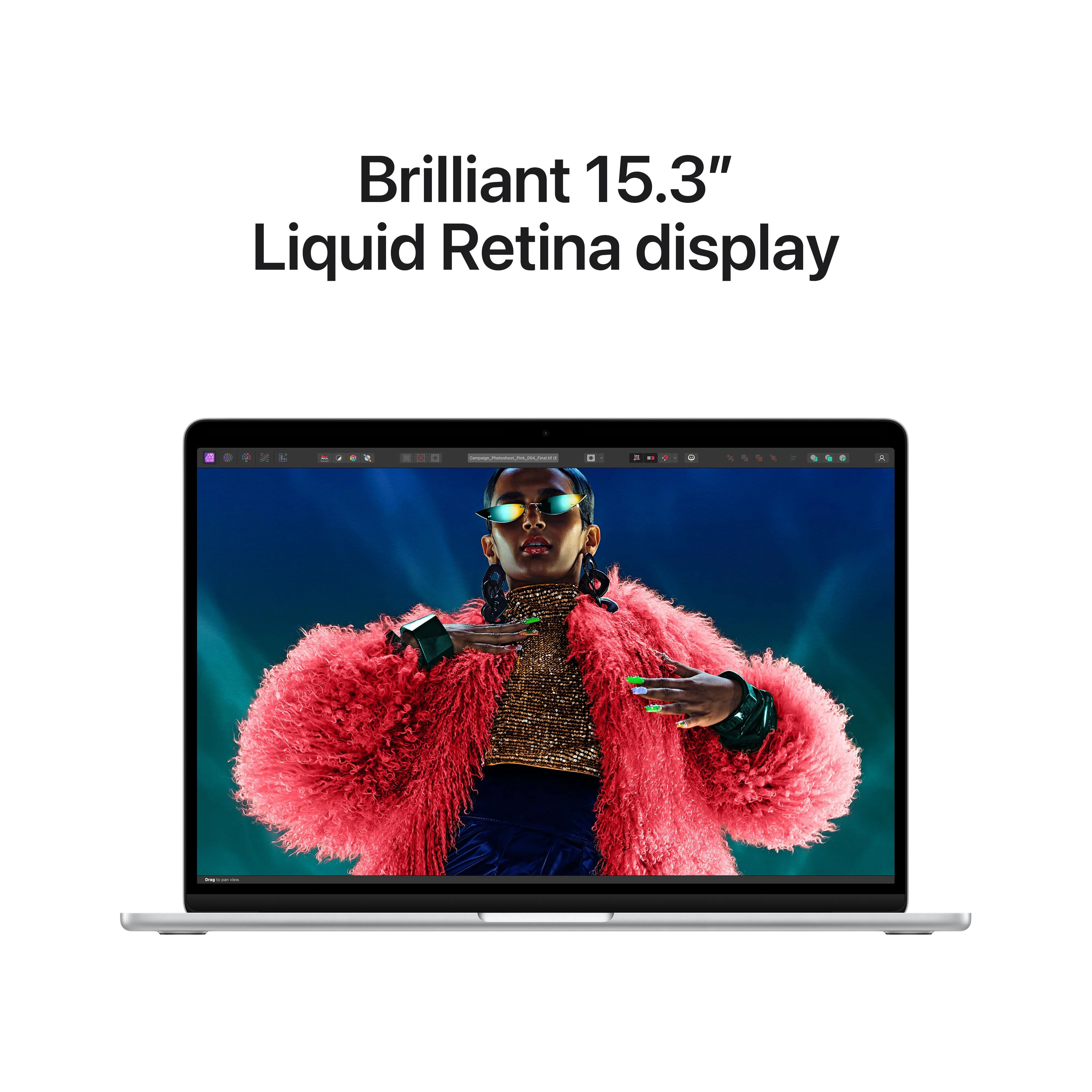 15-inch MacBook Air: Apple M3 chip with 8‑core CPU and 10‑core GPU, 256GB SSD - Silver - Image 5