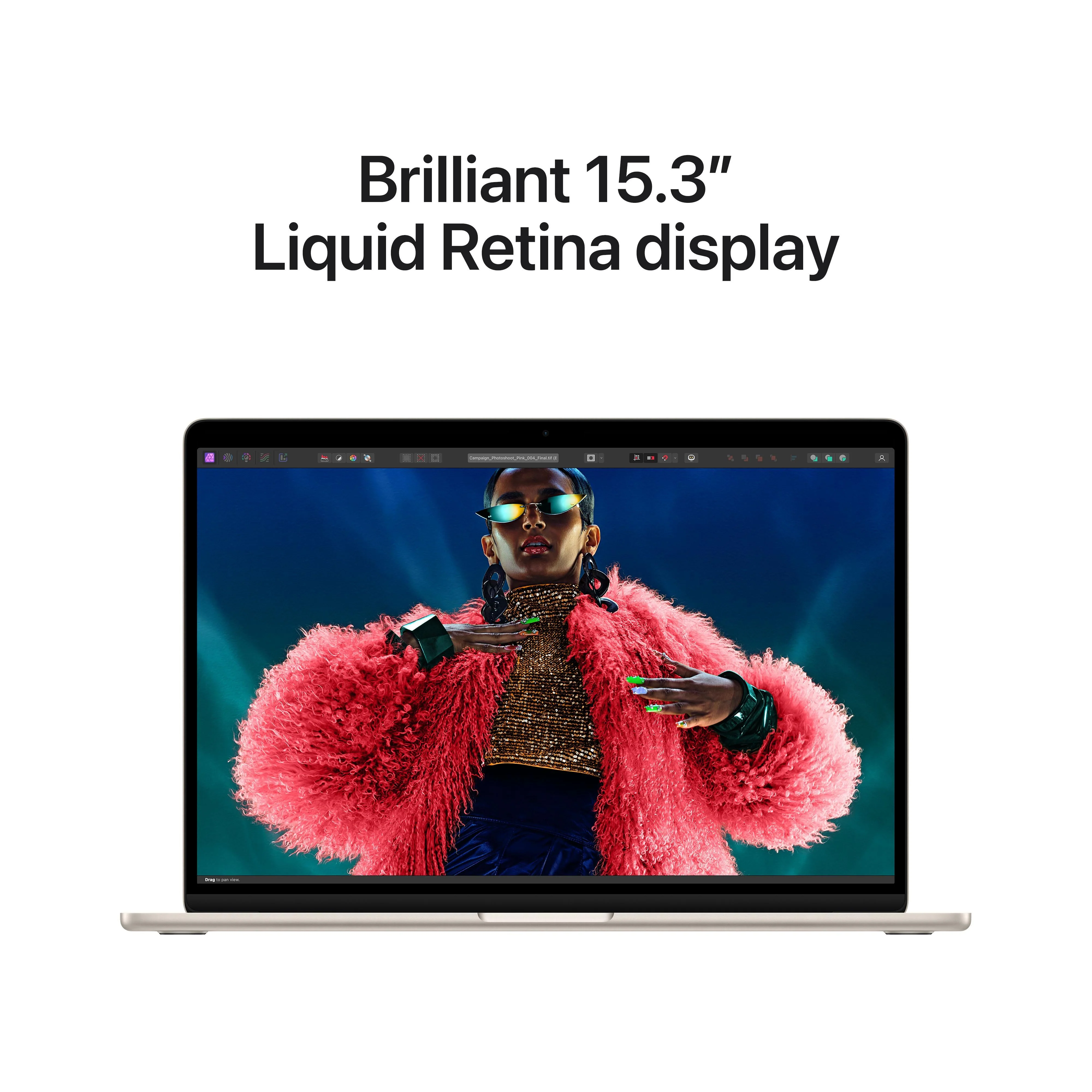 15-inch MacBook Air: Apple M3 chip with 8‑core CPU and 10‑core GPU, 512GB SSD - Starlight - Image 5