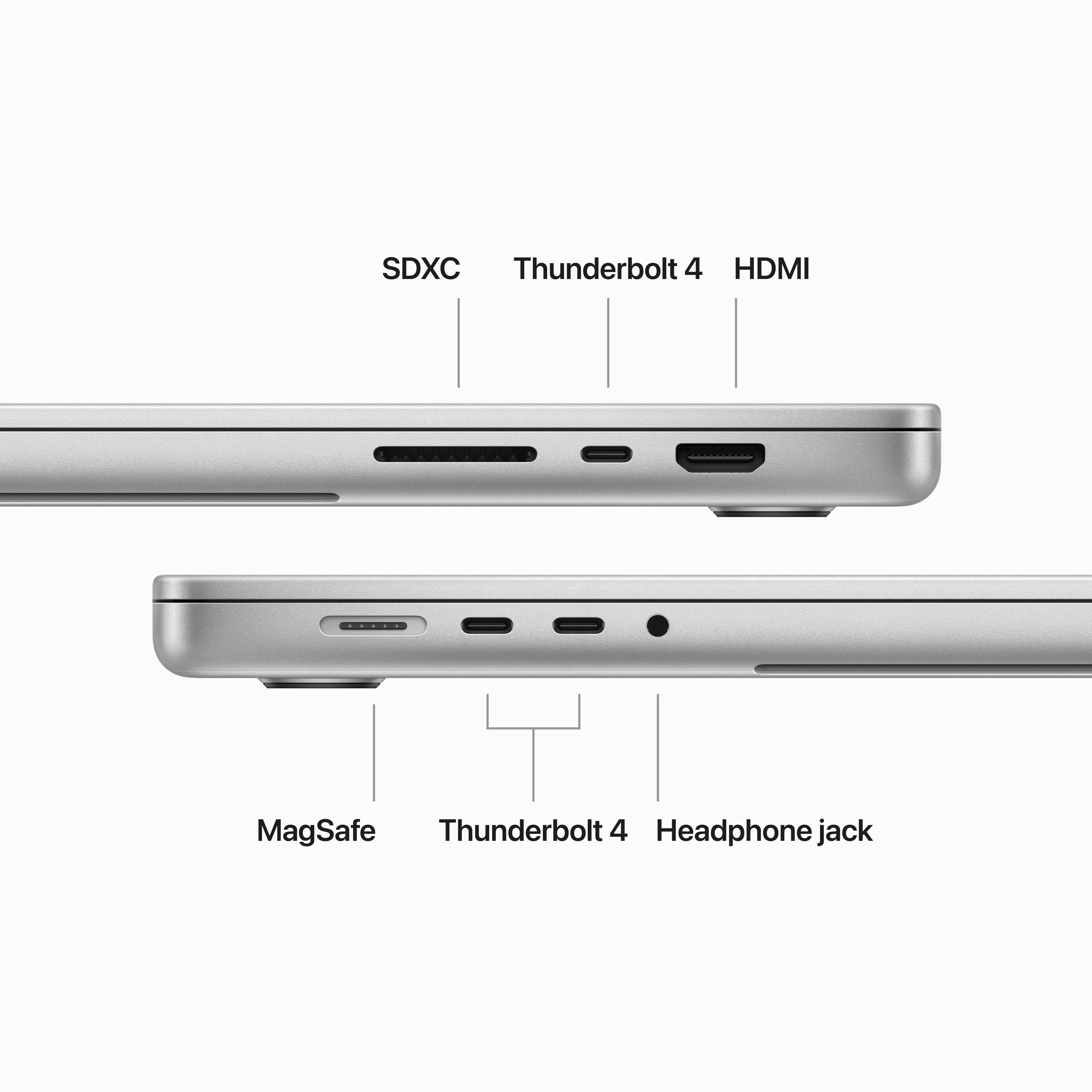 16-inch MacBook Pro: Apple M3 Pro chip with 12‑core CPU and 18‑core GPU, 512GB SSD - Silver - Image 6