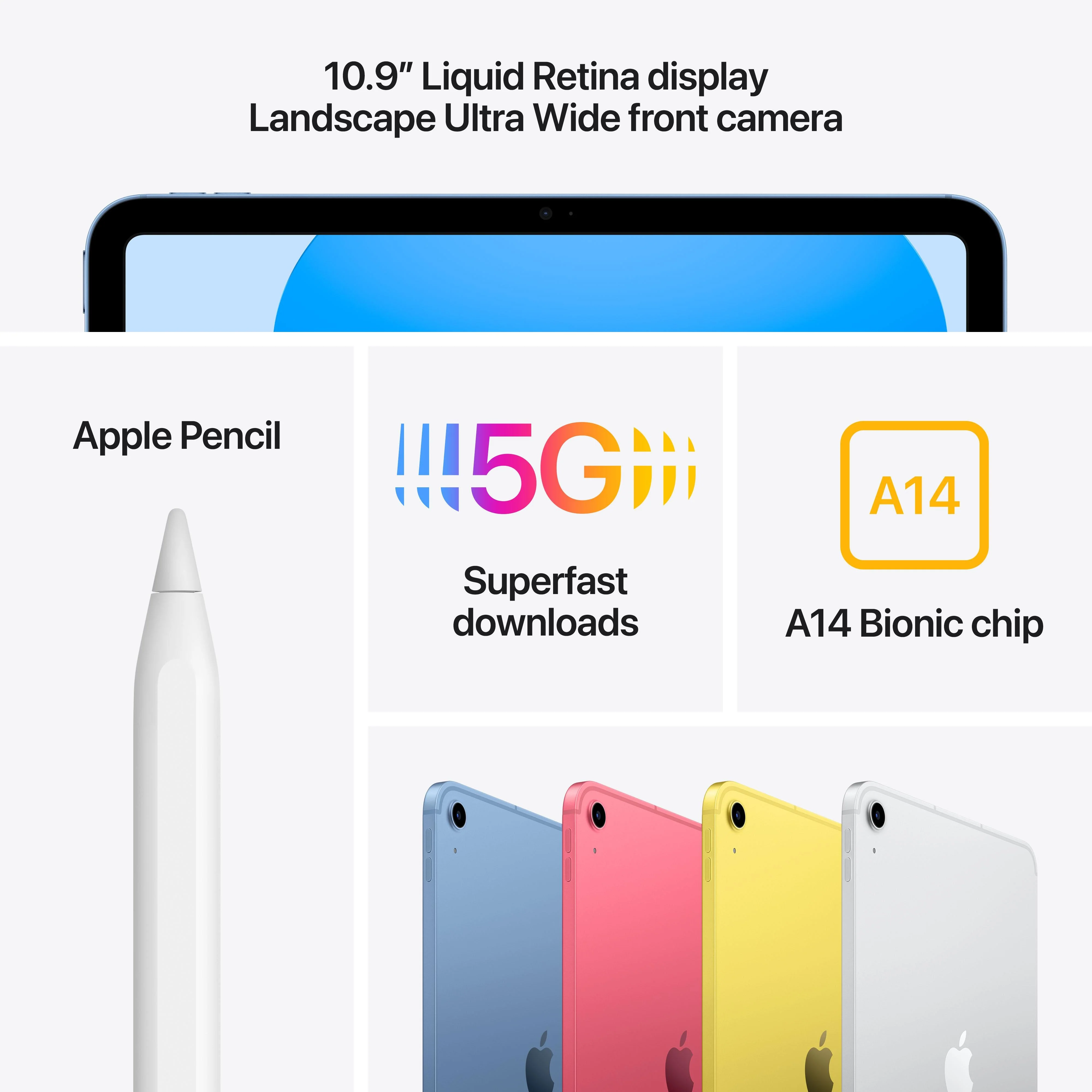 10.9-inch iPad Wi-Fi + Cellular 64GB - Yellow (10th generation) - Image 6