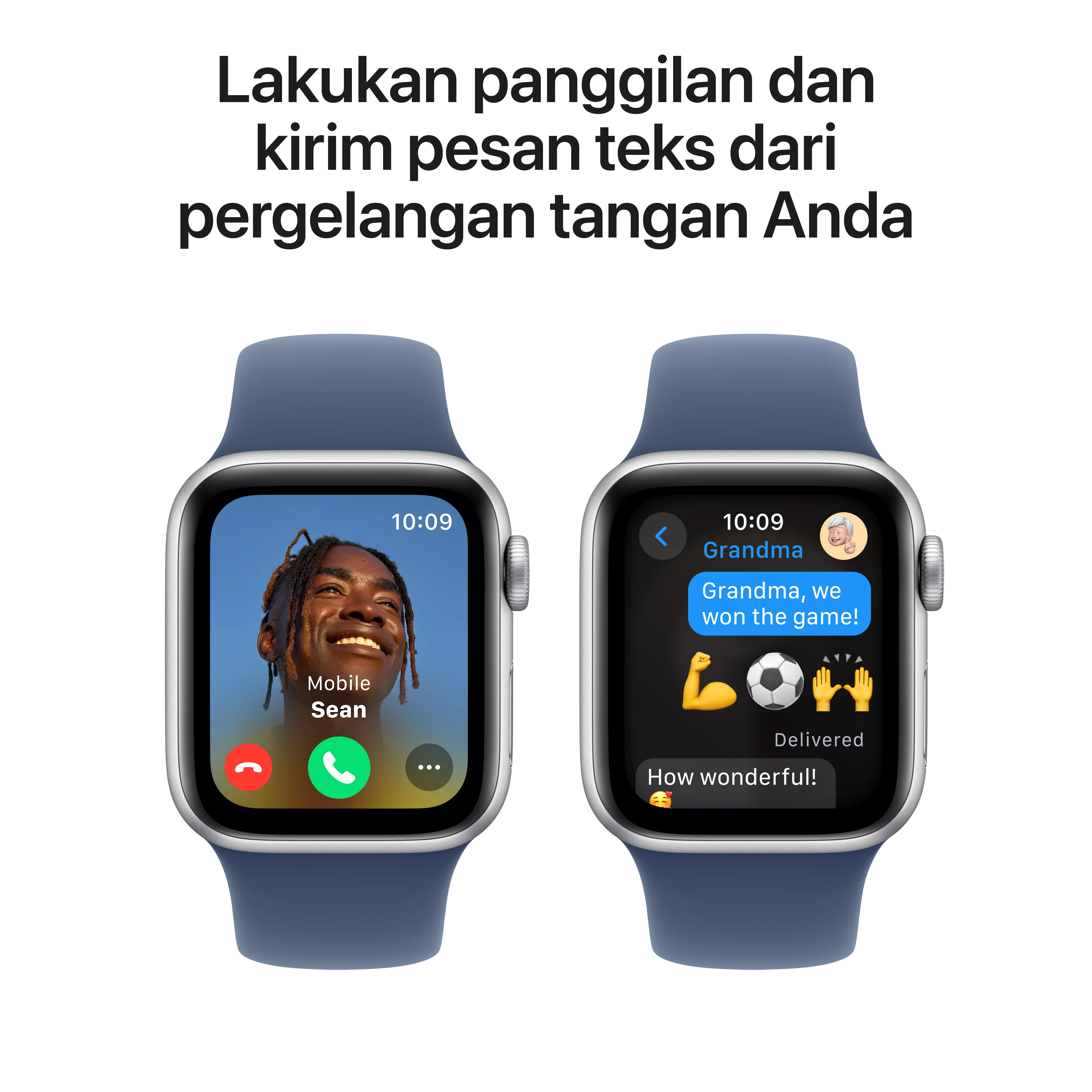 2024 Apple Watch SE 40 mm Silver Aluminium Sport Band - Image 4