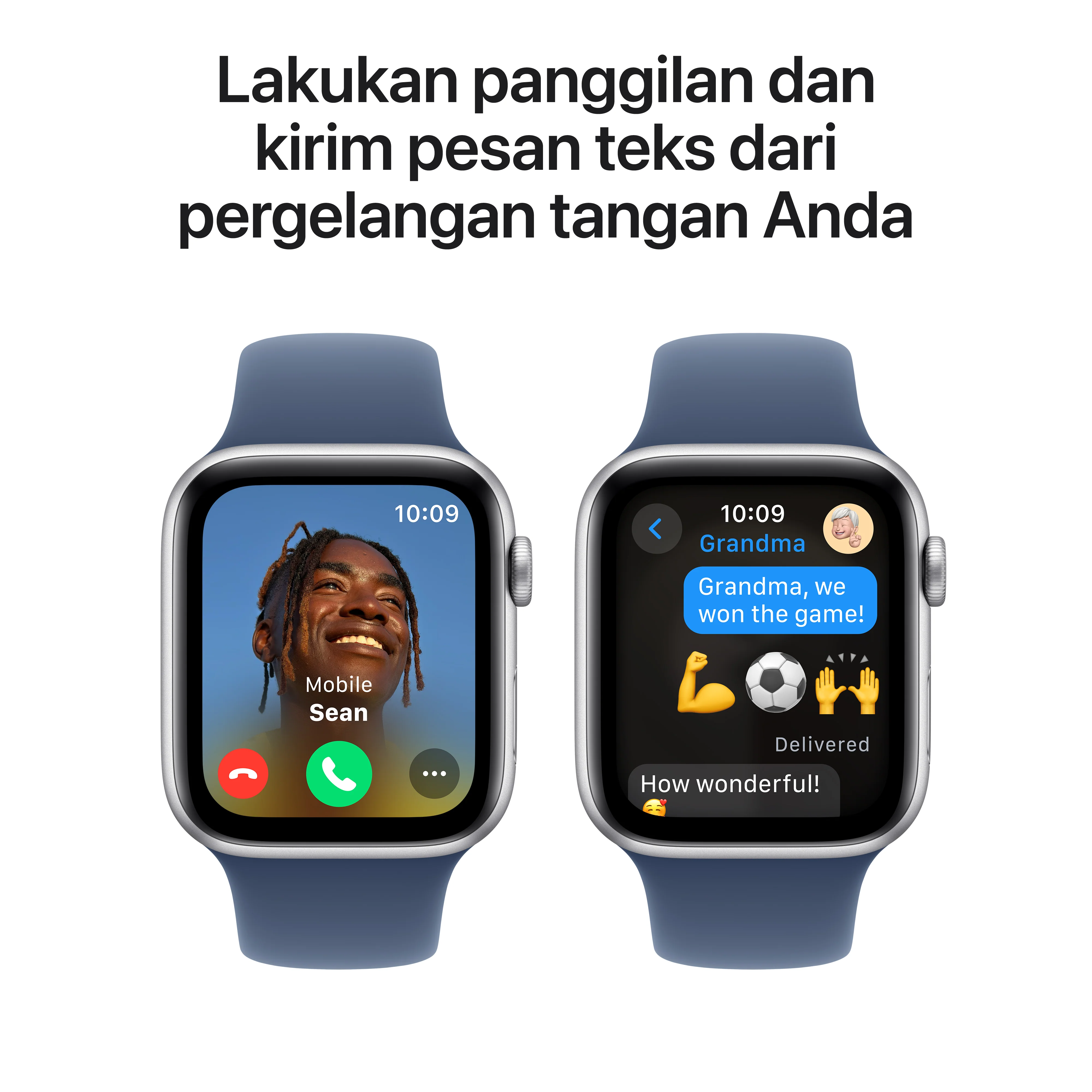 2024 Apple Watch SE 44 mm Silver Aluminium Sport Band - Image 4