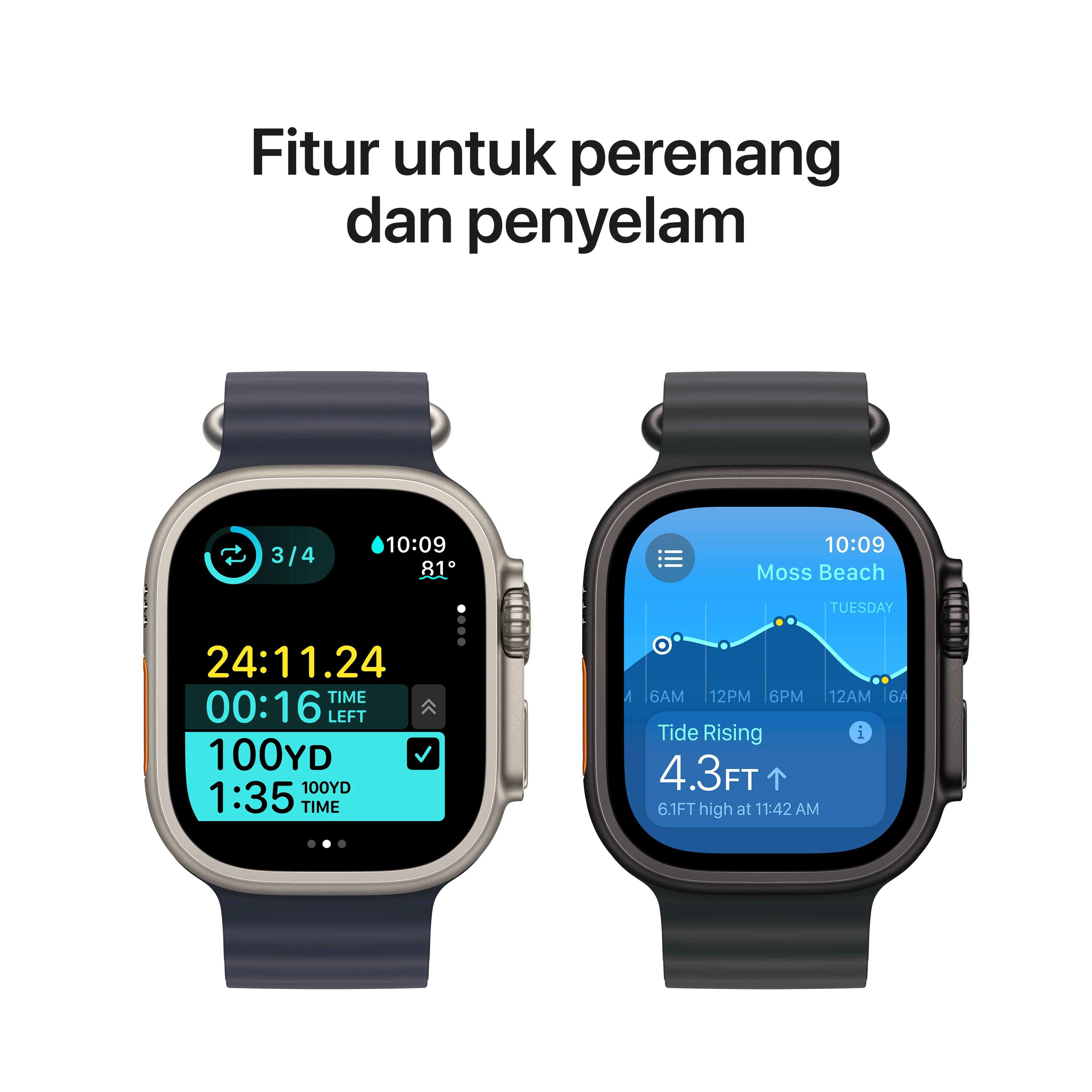 2024 Apple Watch Ultra 2 49 mm Black Titanium Case Alpine Loop - Image 6