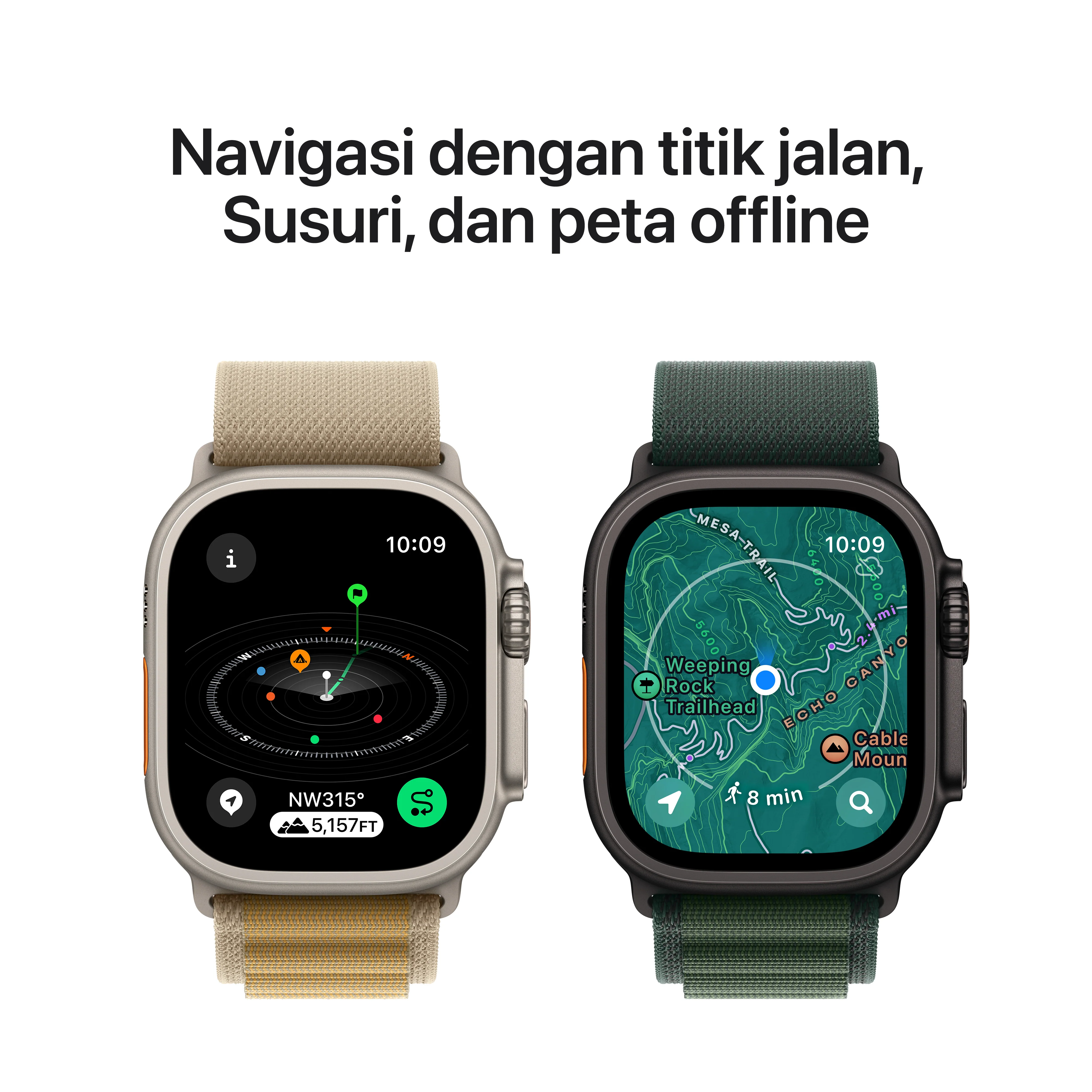 2024 Apple Watch Ultra 2 49 mm Black Titanium Case Milanese Loop - Image 6