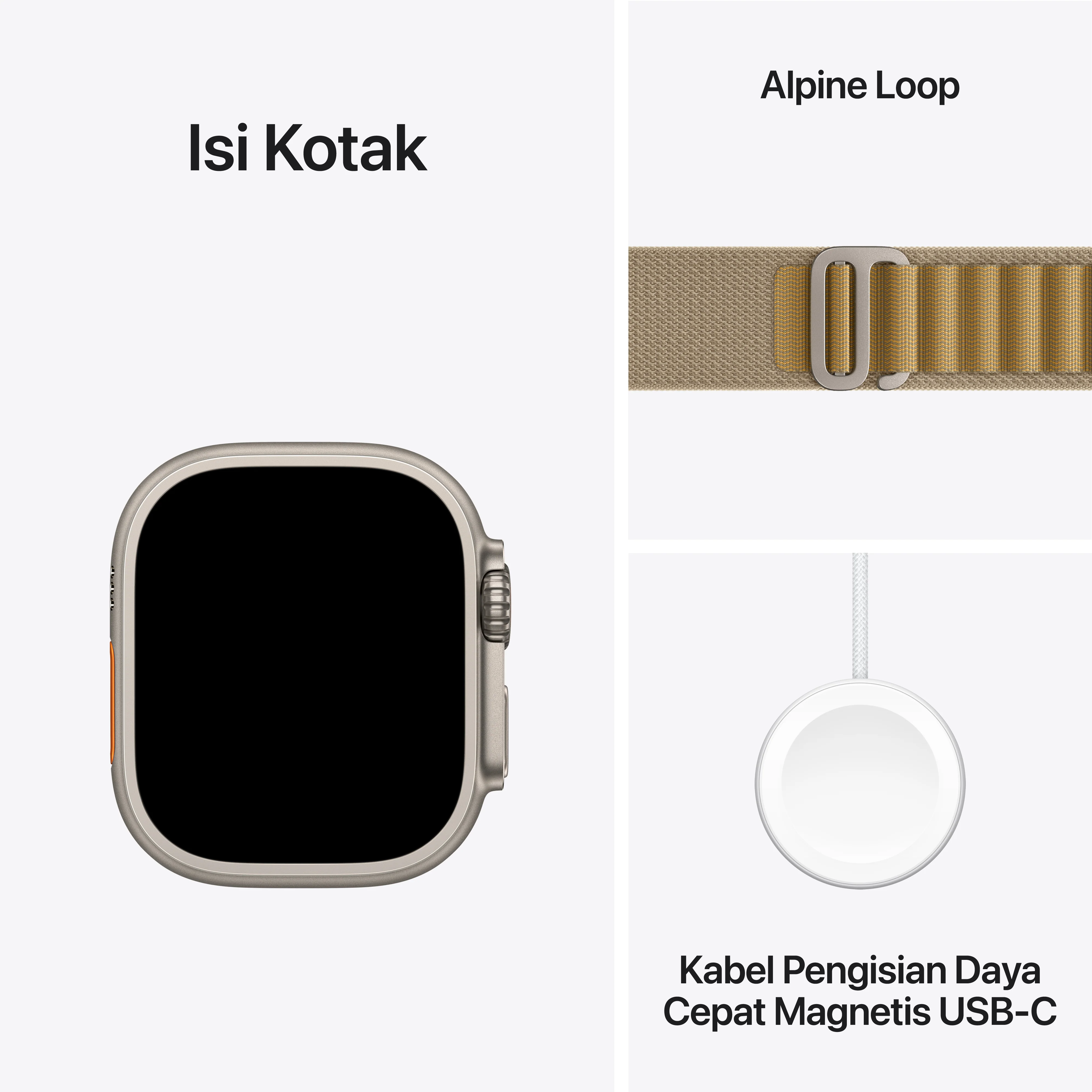 2024 Apple Watch Ultra 2 49 mm Natural Titanium Case Alpine Loop - Image 8