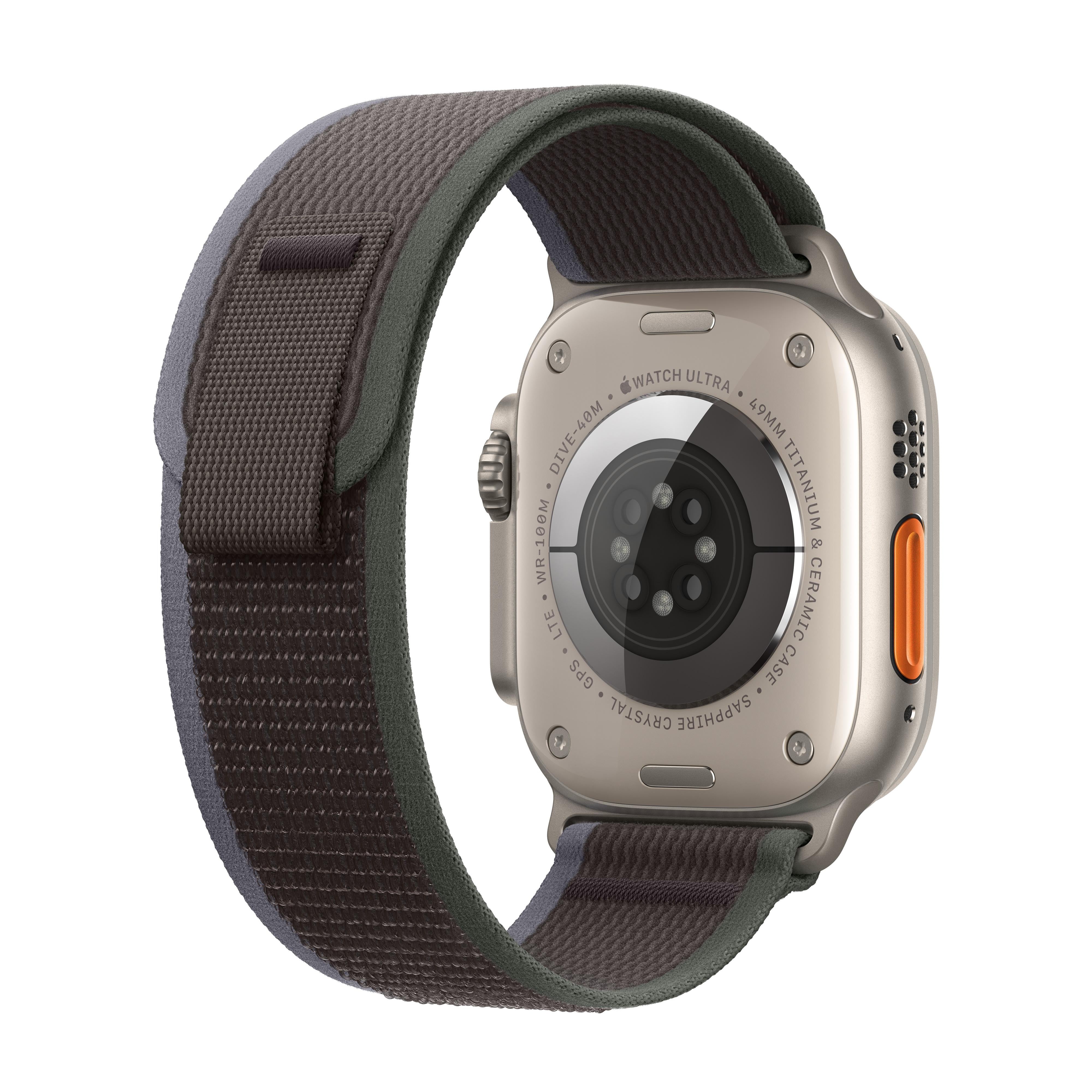Apple Watch Ultra 2 GPS + Cellular 49mm Titanium Case with Blue/Black Trail Loop - M/L - Image 3