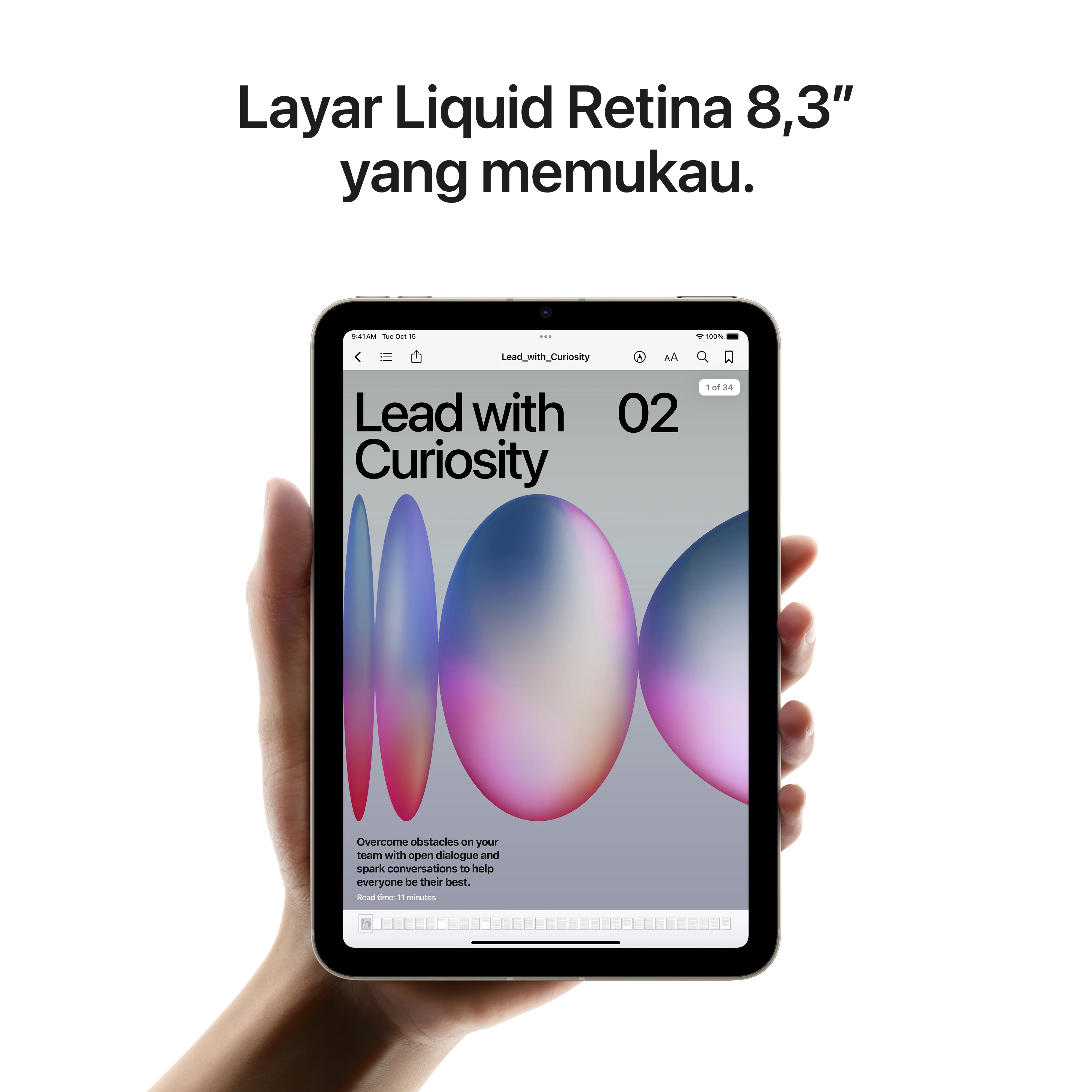 iPad mini 7 WiFi + Cell 512GB Blue - Image 5