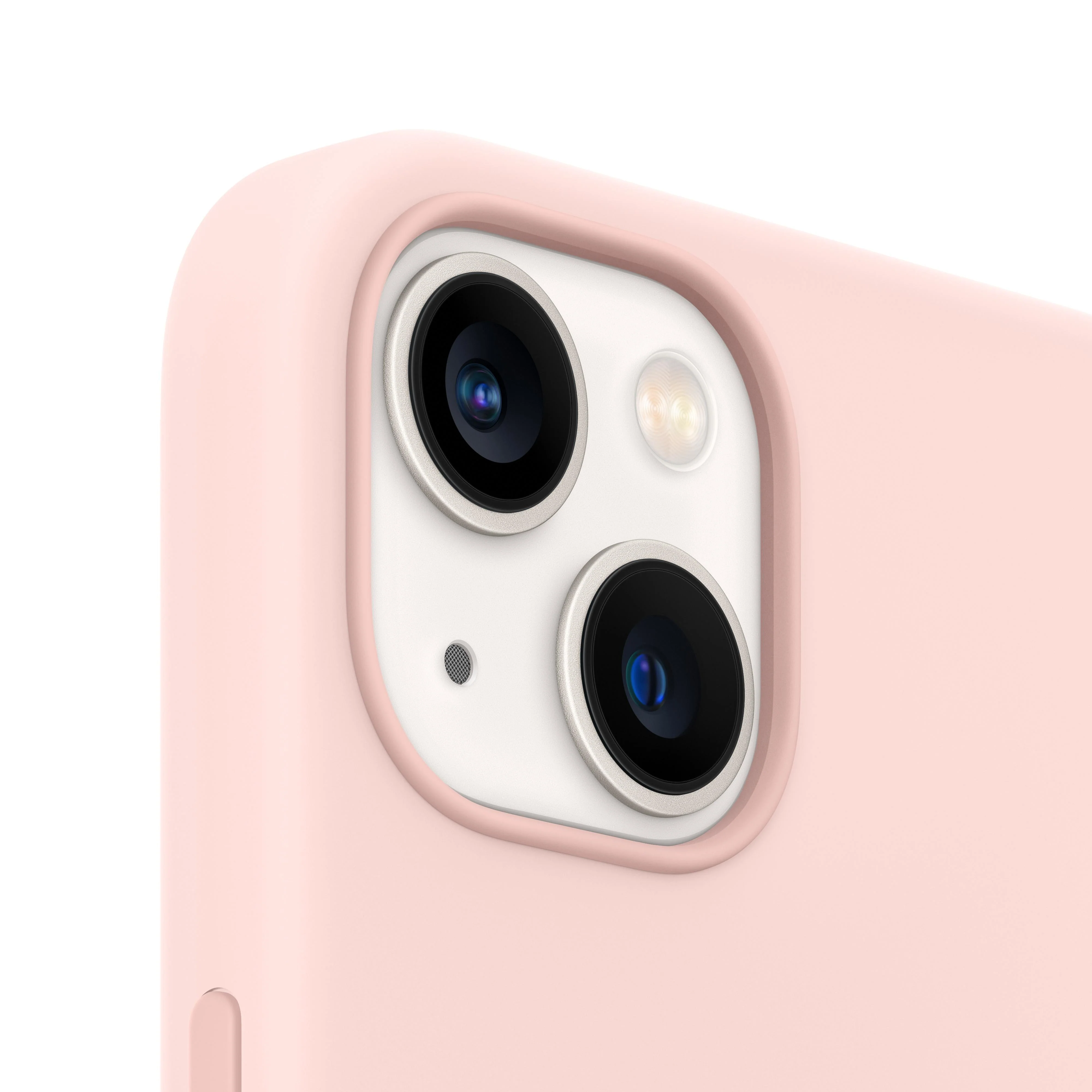 iPhone 13 Silicone Case with MagSafe – Chalk Pink - Image 3