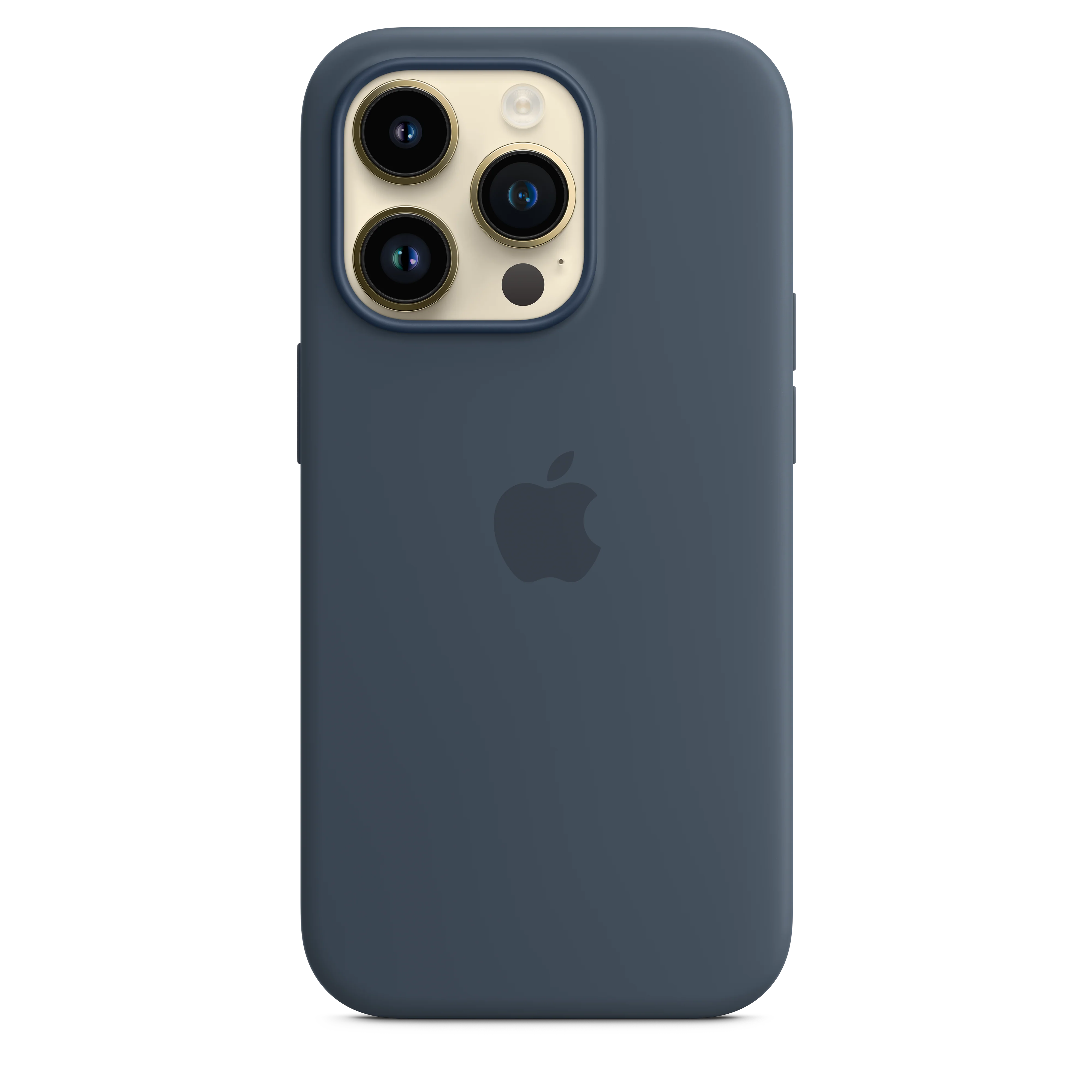 iPhone 14 Pro Silicone Case with MagSafe - Storm Blue - Image 2