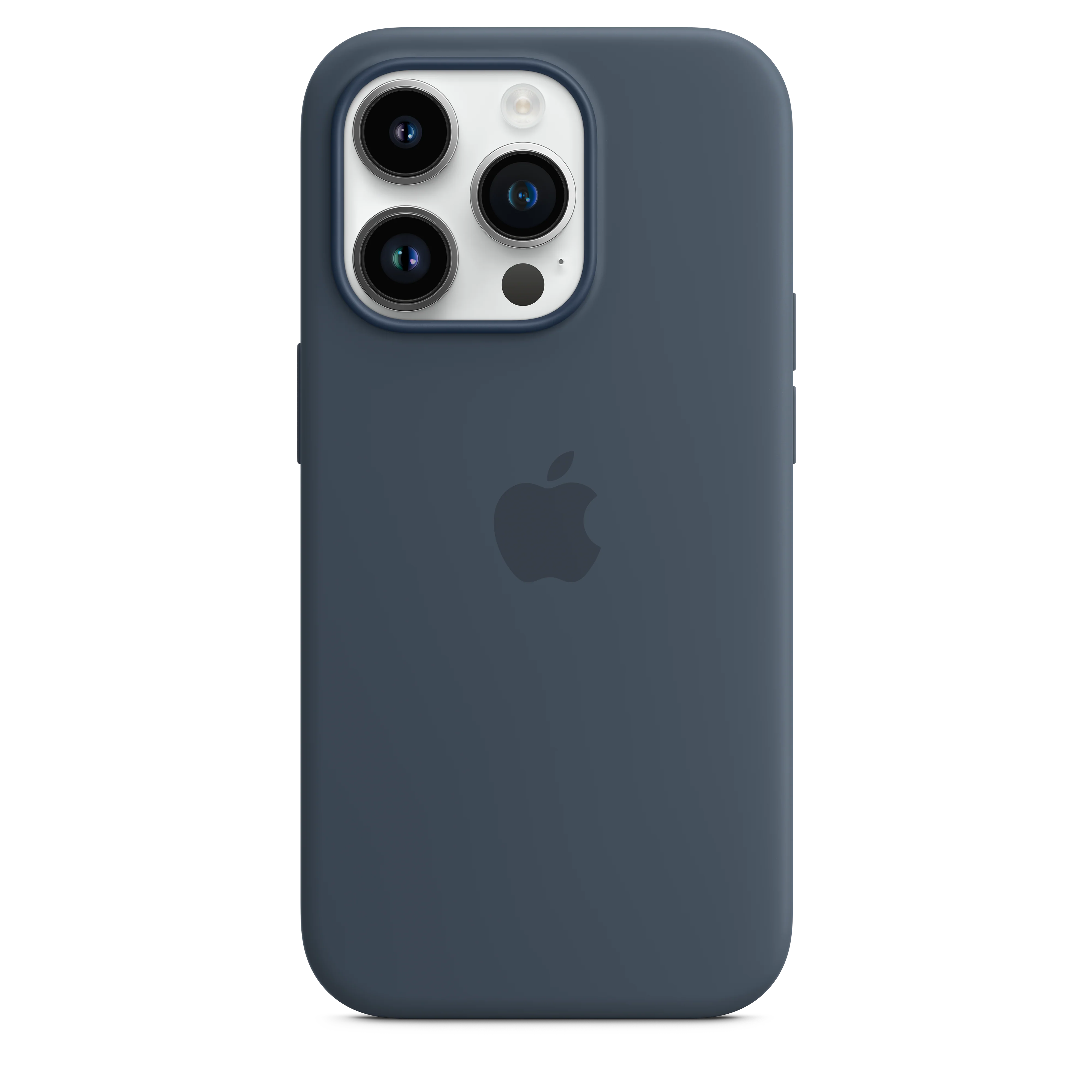 iPhone 14 Pro Silicone Case with MagSafe - Storm Blue - Image 3