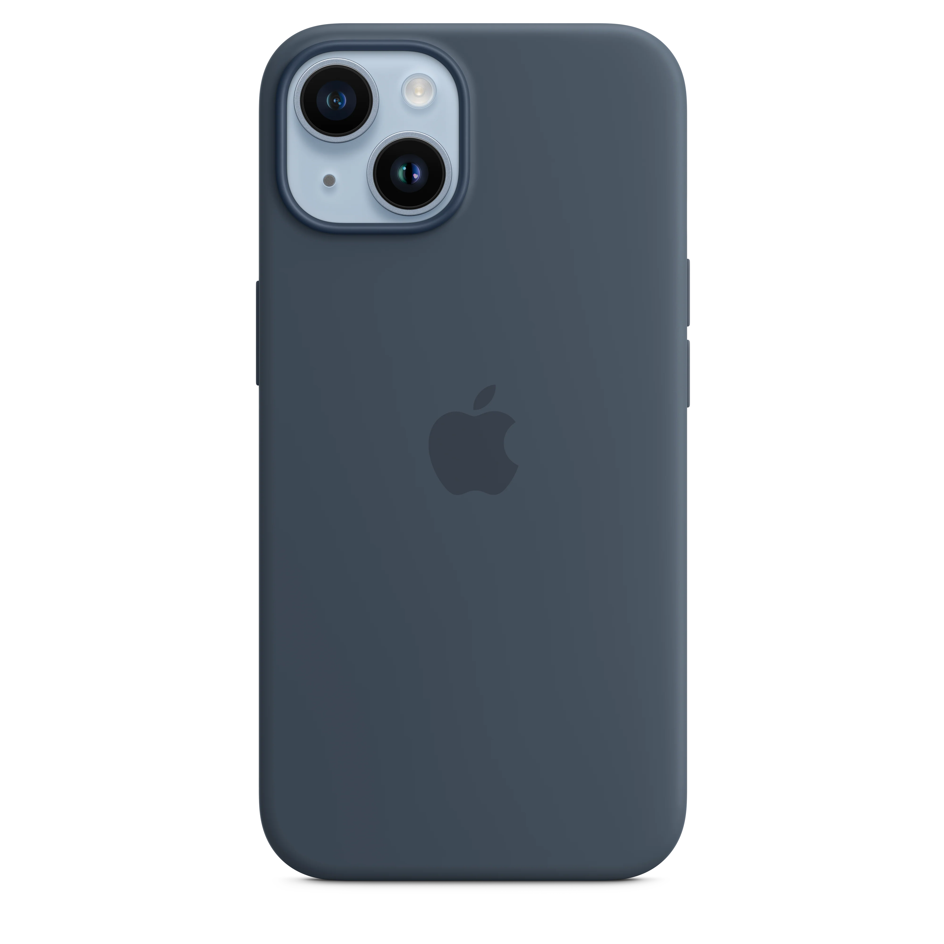 iPhone 14 Silicone Case with MagSafe - Storm Blue