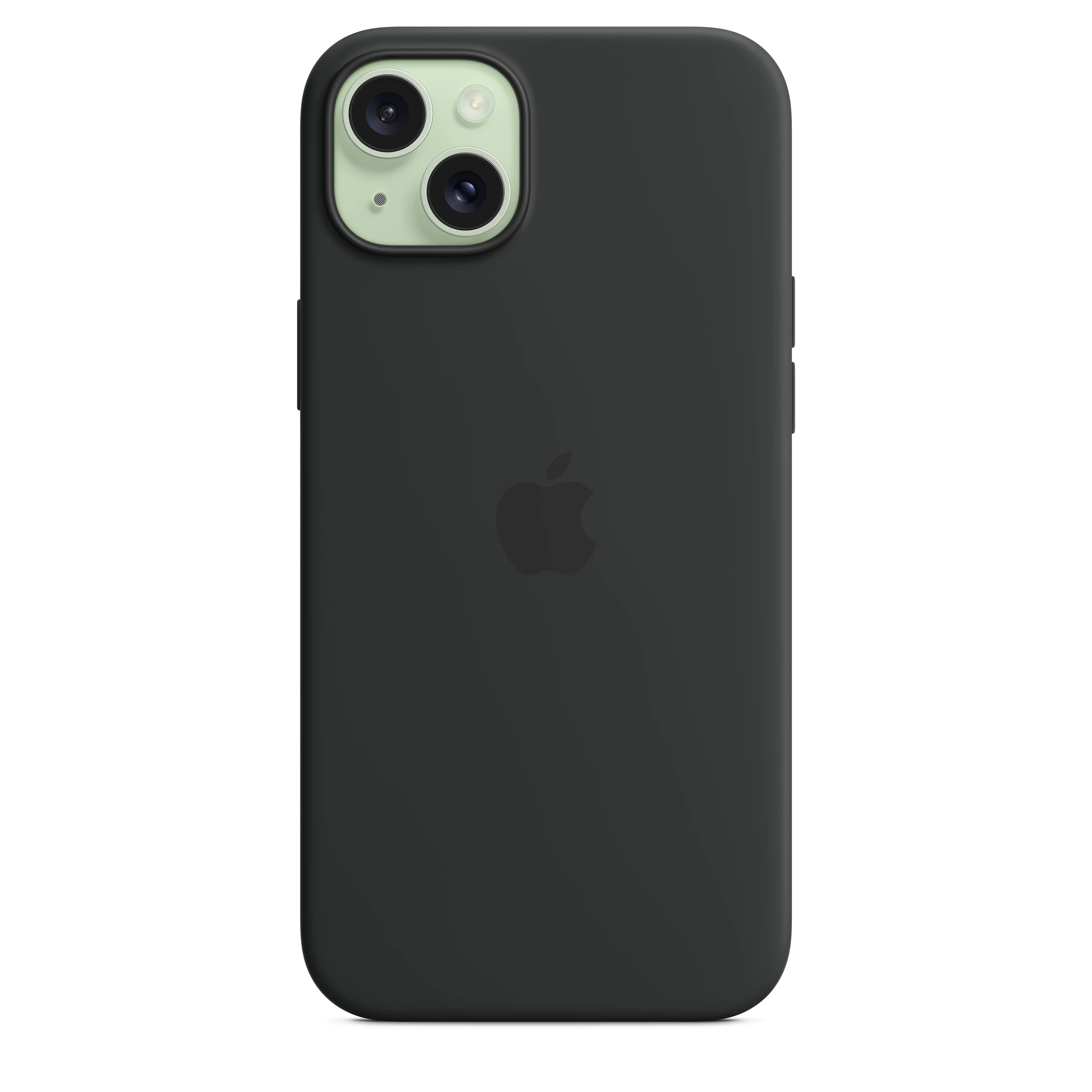 iPhone 15 Plus Silicone Case with MagSafe - Black - Image 4