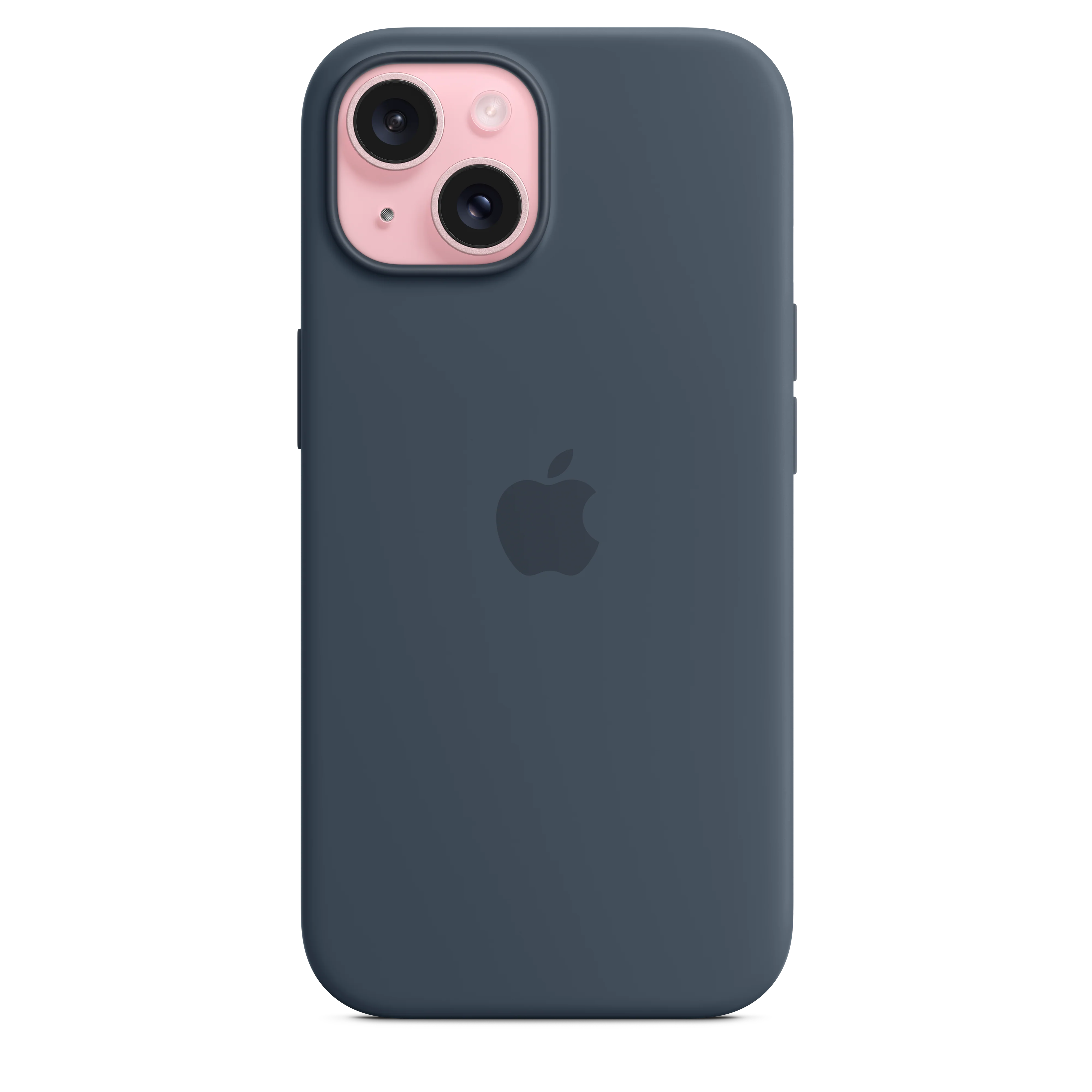 iPhone 15 Silicone Case with MagSafe - Storm Blue - Image 2