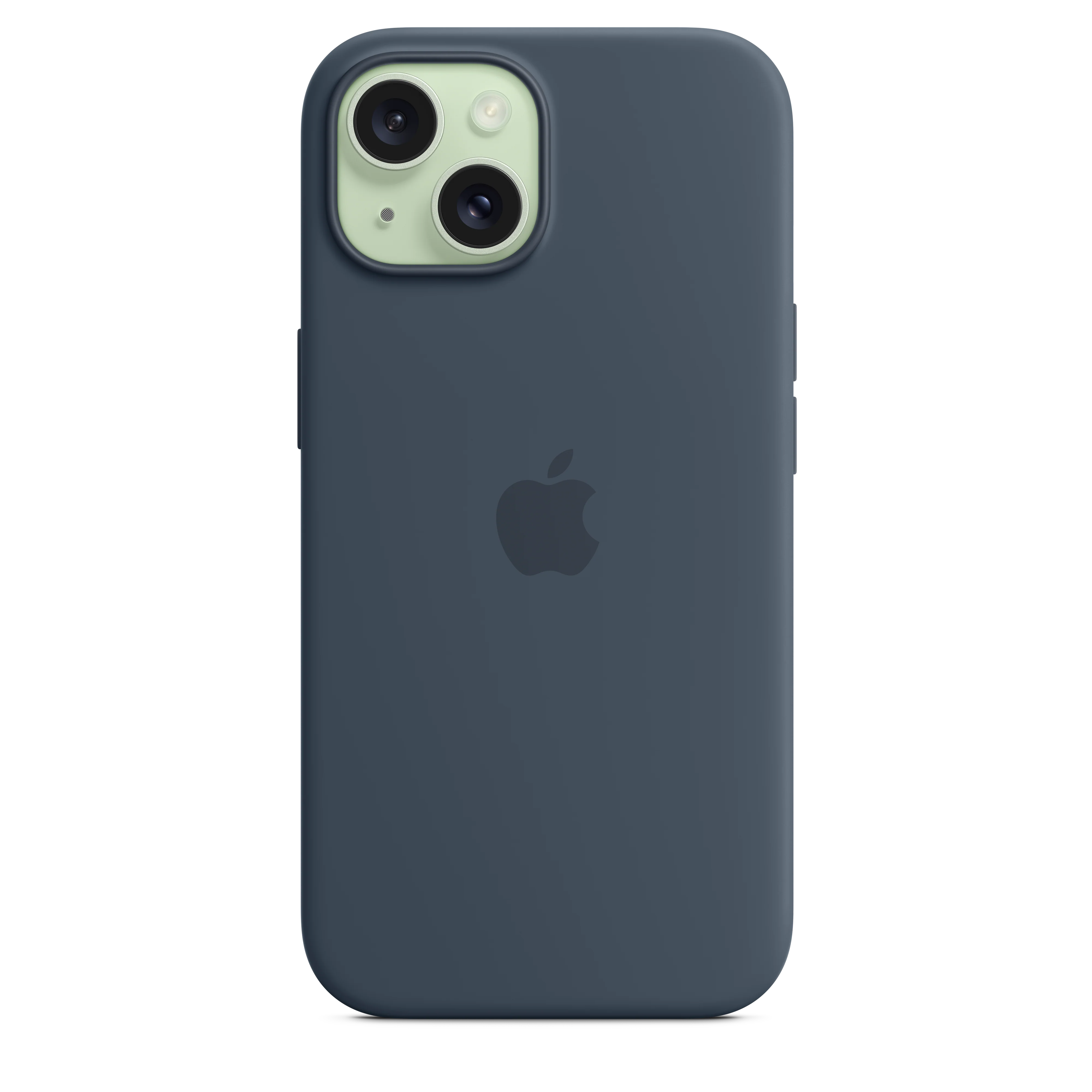 iPhone 15 Silicone Case with MagSafe - Storm Blue - Image 4