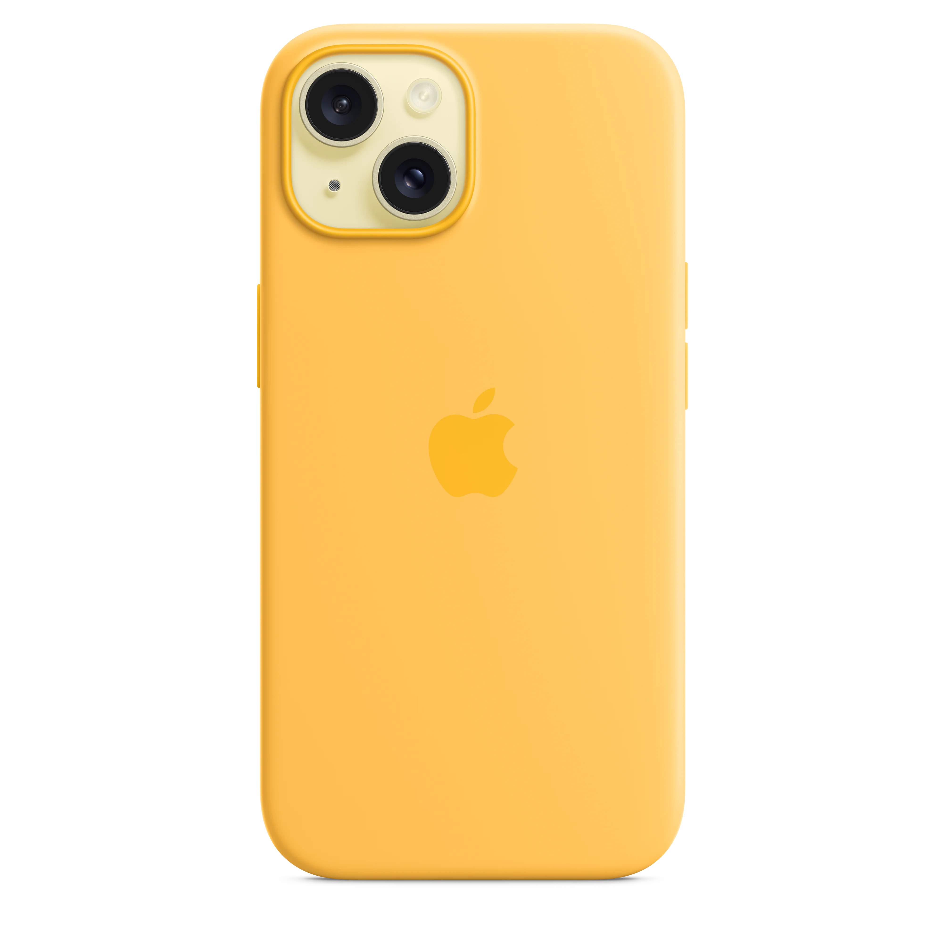 iPhone 15 Silicone Case with MagSafe - Sunshine - Image 3