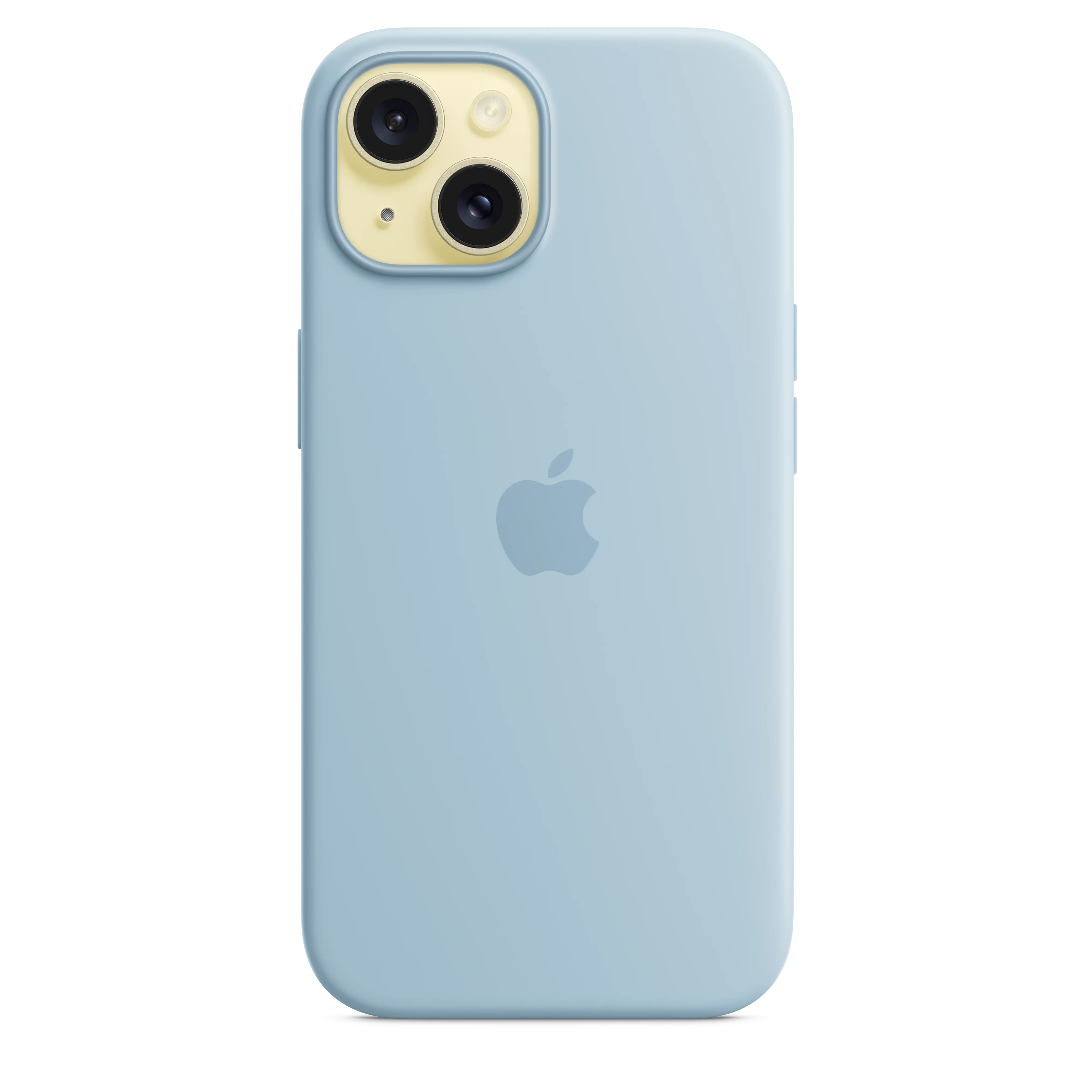 iPhone 15 Silicone Case with MagSafe - Light Blue - Image 3