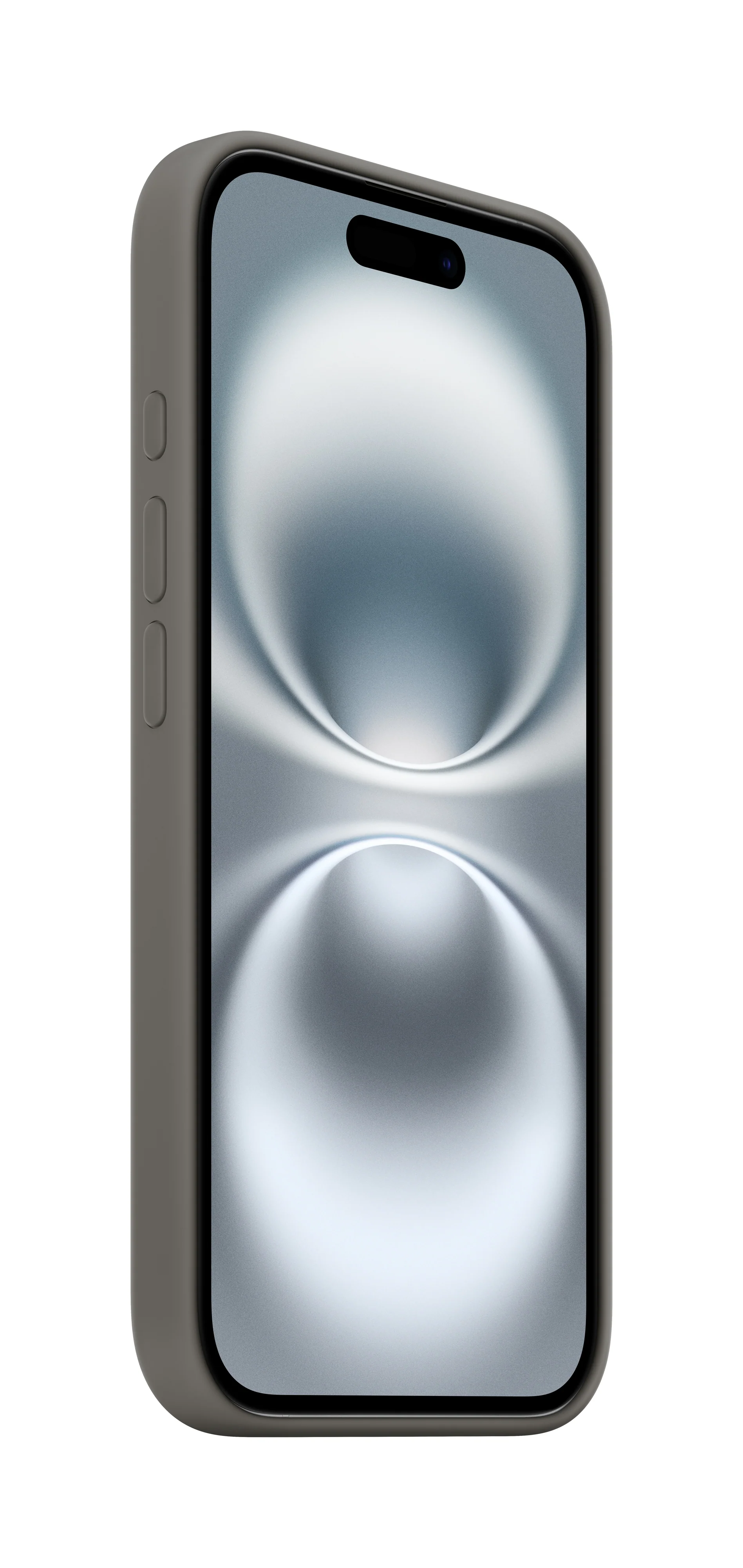 iPhone 16 Silicone Case Stone Gray - Image 2