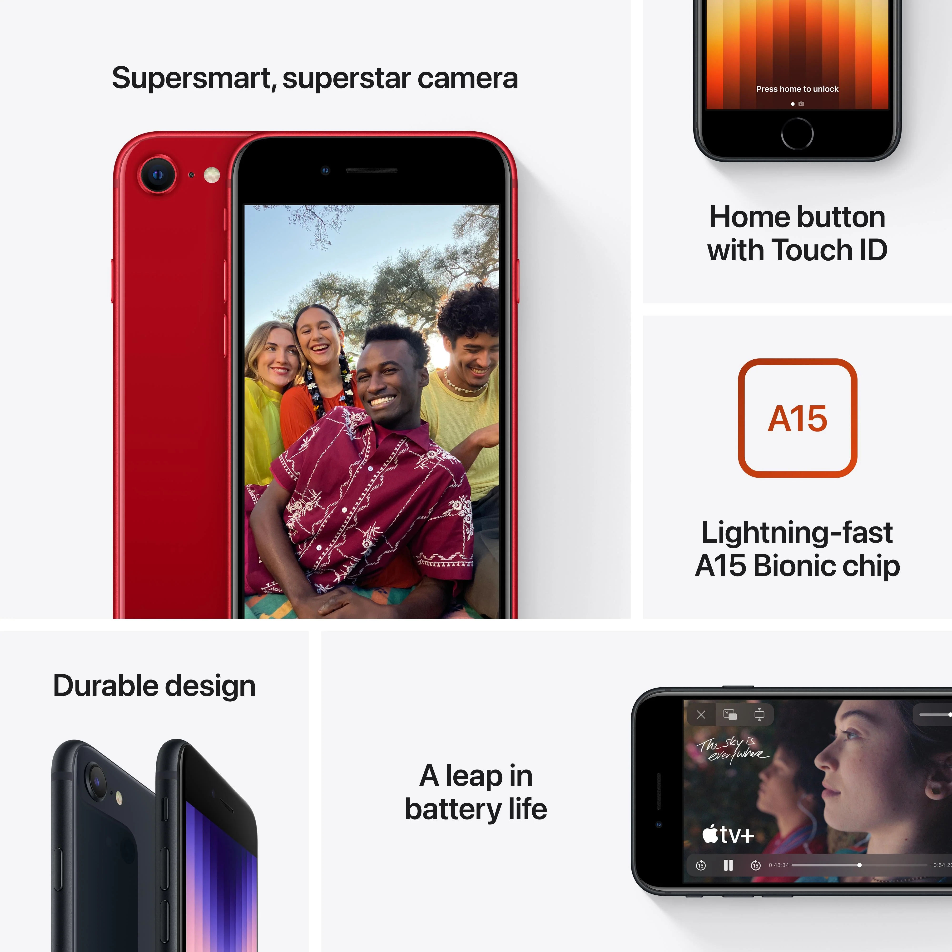 iPhone SE (3rd generation) 128GB Midnight - Image 8